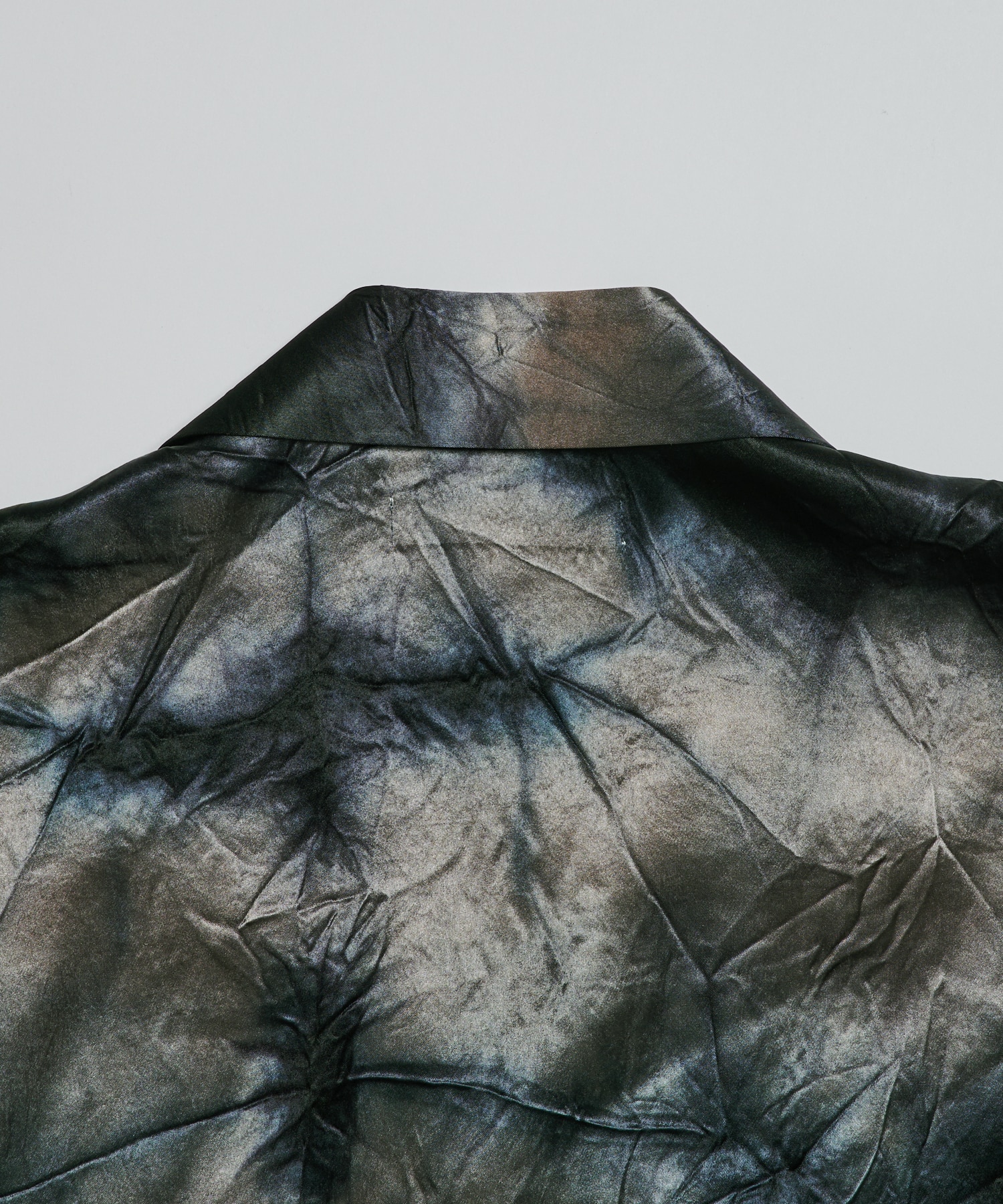 Slit Sleeve Open Collar Shirt UJOH HOMME