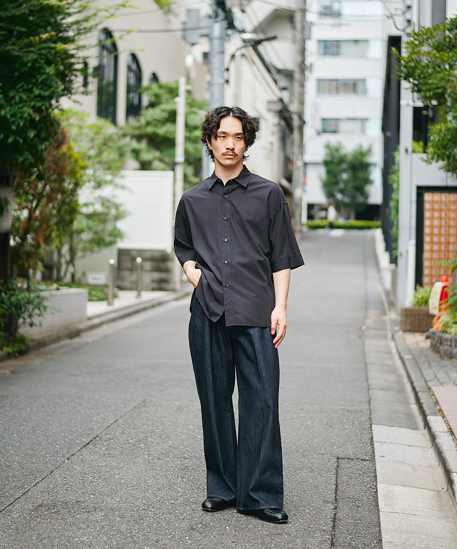 【竹からできた素材】KOKOCHIII BAMBOO RAYON SHIRTS STUDIOUS