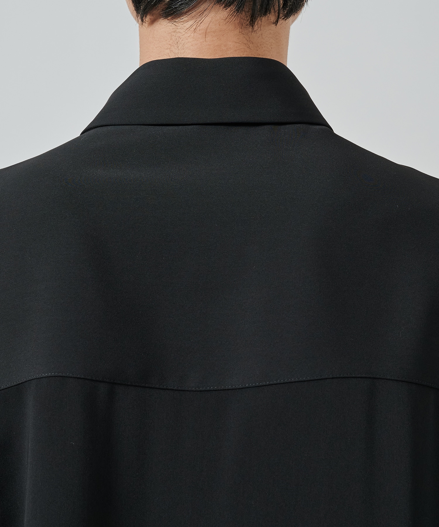 Double Satin Bow Tie Short Sleeve Shirt CULLNI