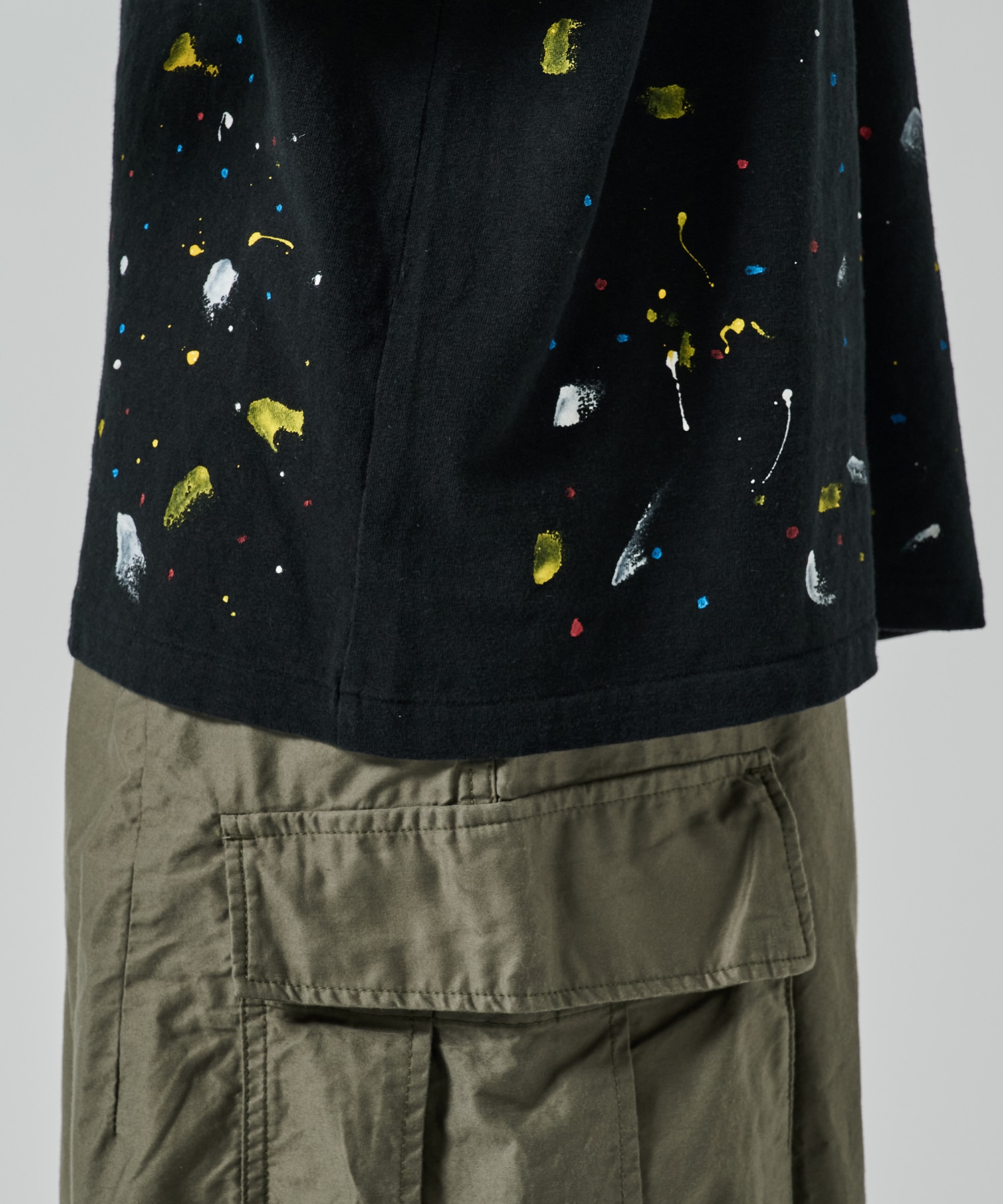 別注 Papillon Emb. Pocket S/S Tee NEEDLES