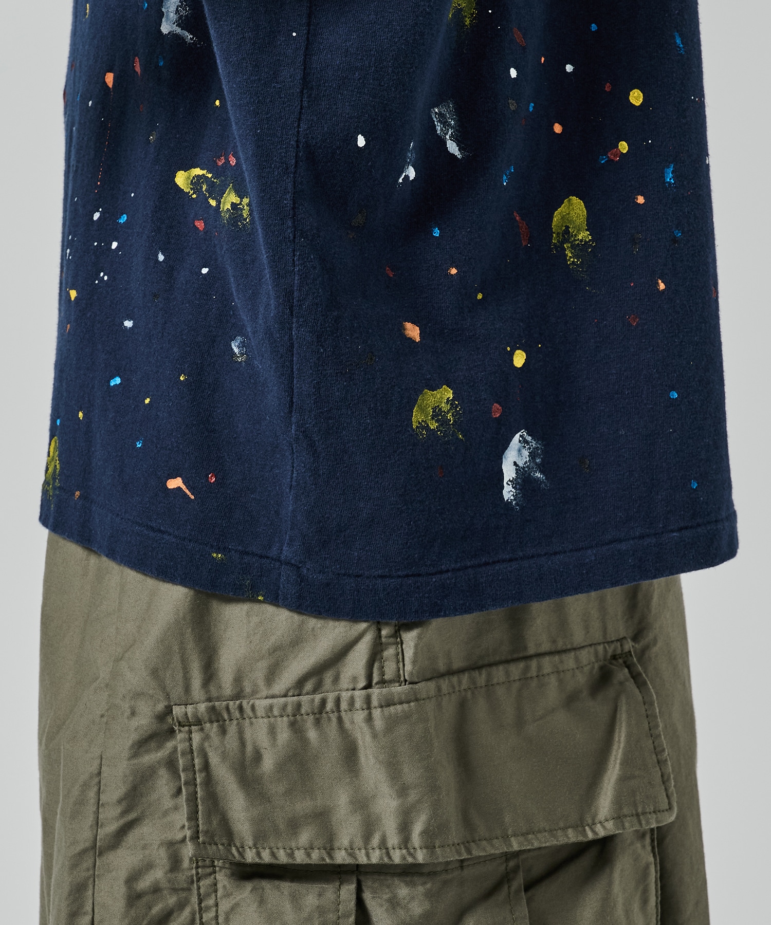 別注 Papillon Emb. Pocket S/S Tee NEEDLES