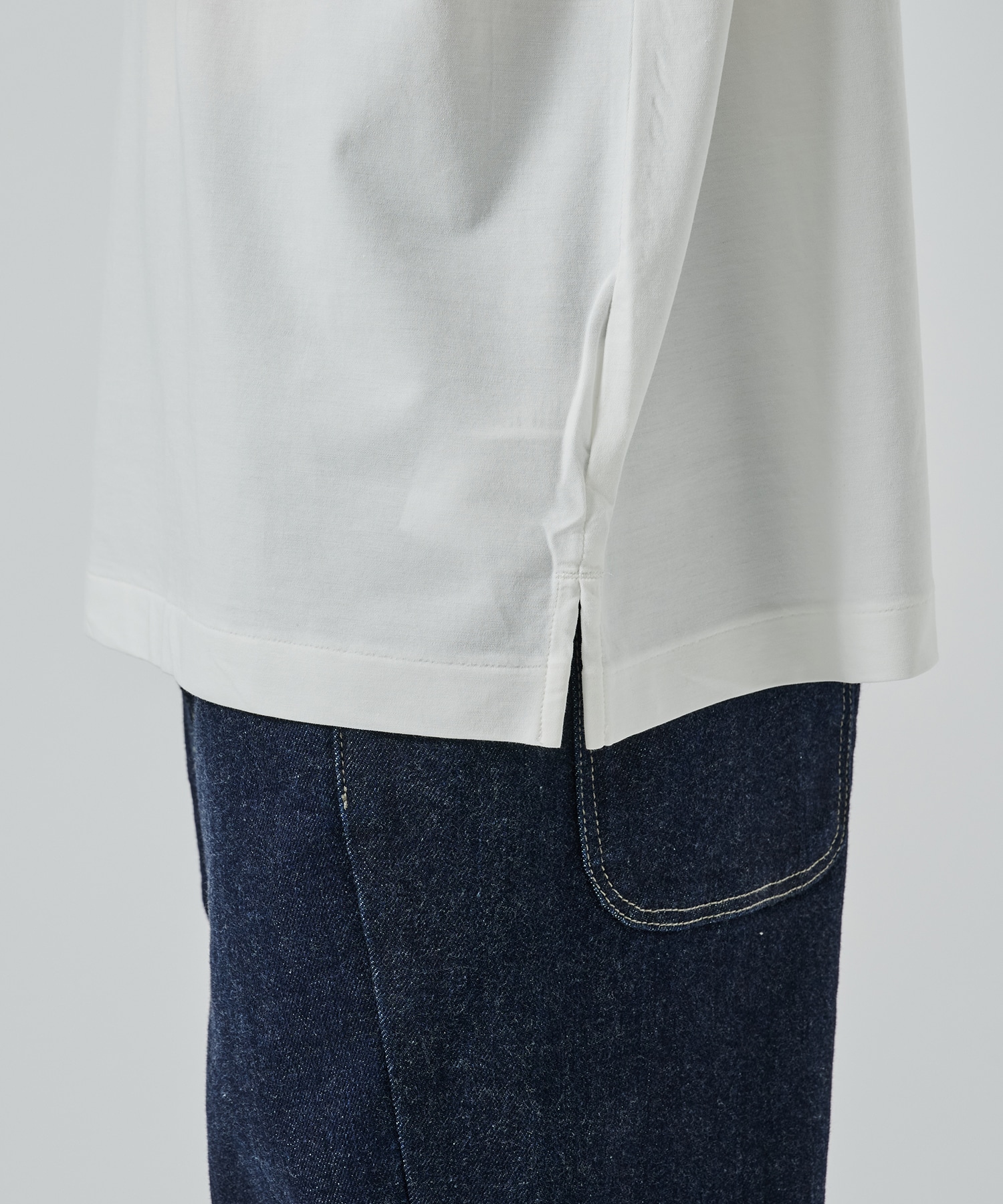 BROAD AIR JERSEY POCKET T-SHIRT BATONER