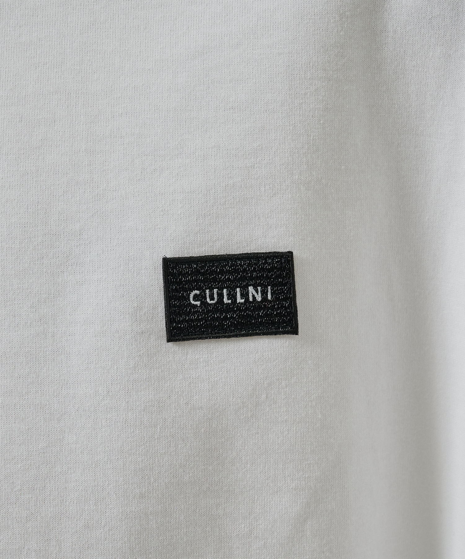 Cotton Jersey Embroidery Patch Pullover CULLNI