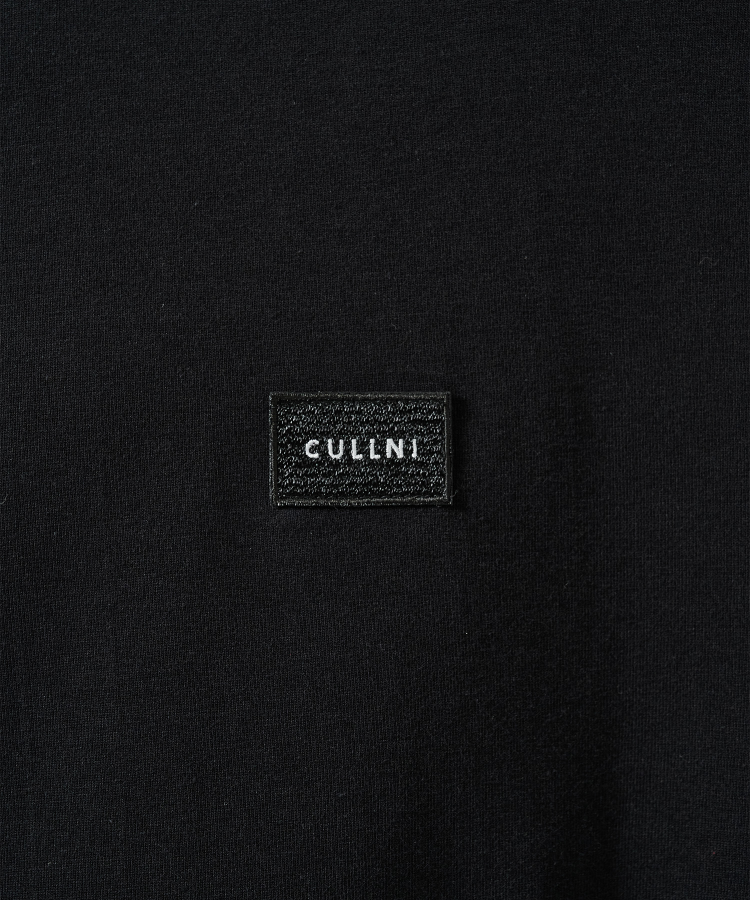 Cotton Jersey Embroidery Patch Pullover CULLNI