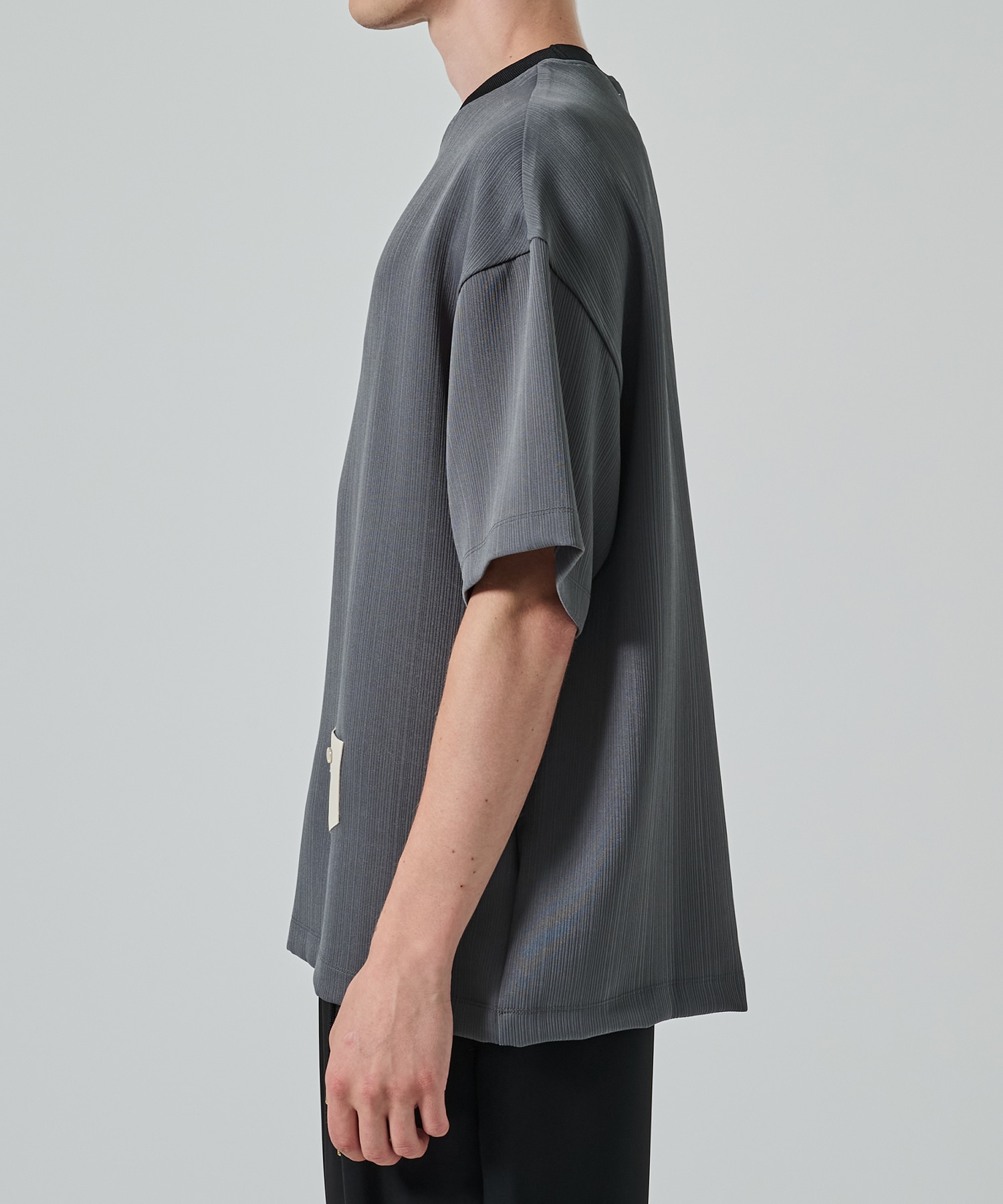 別注 Minimal Pocket S/S PLEATS TEE CULLNI