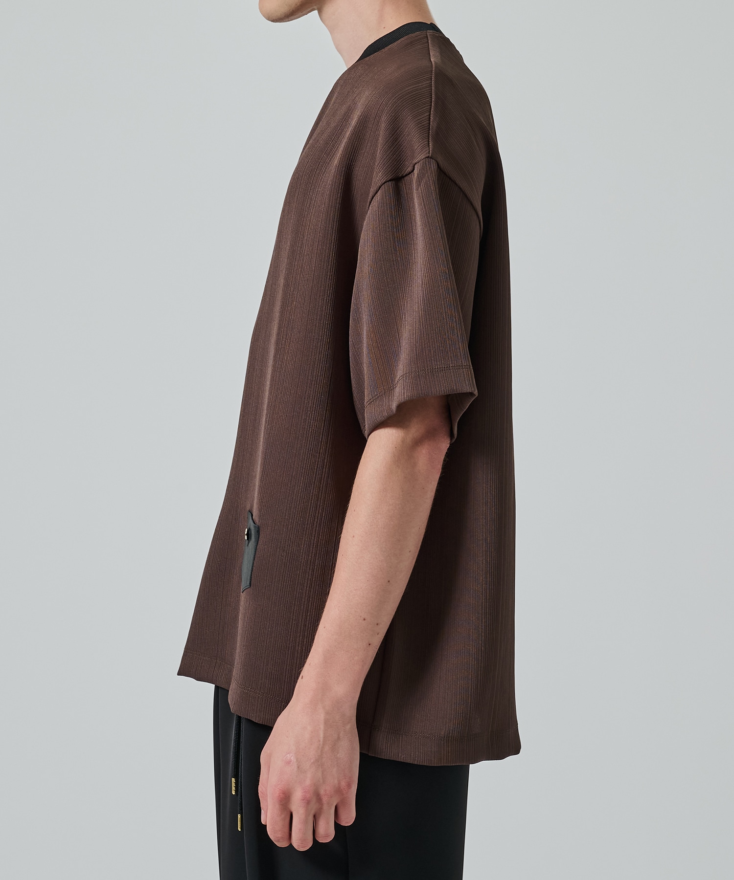 別注 Minimal Pocket S/S PLEATS TEE CULLNI