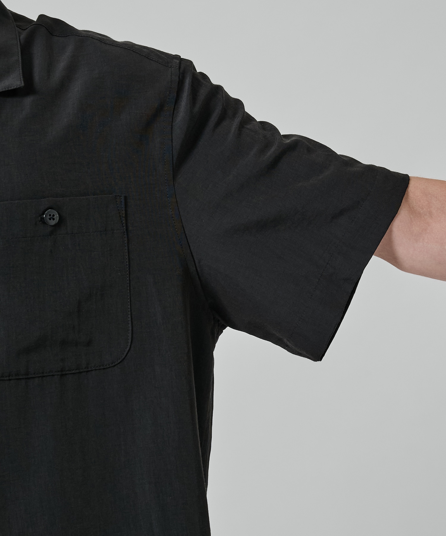 別注 Short Sleeve Open Collar Shirt soe