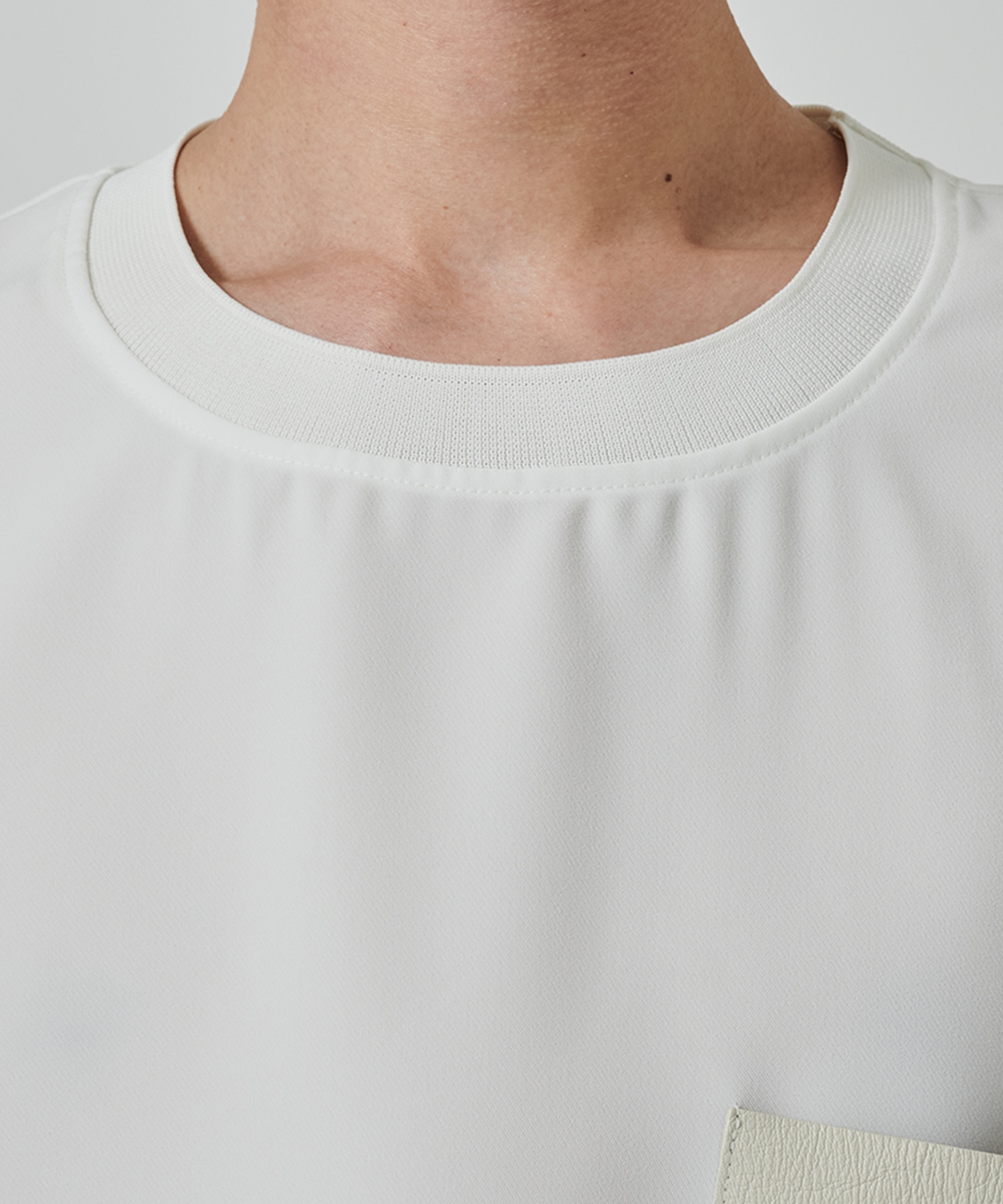 〈別注〉Sugoku Suzushii Leather Pocket S/S TEE CULLNI