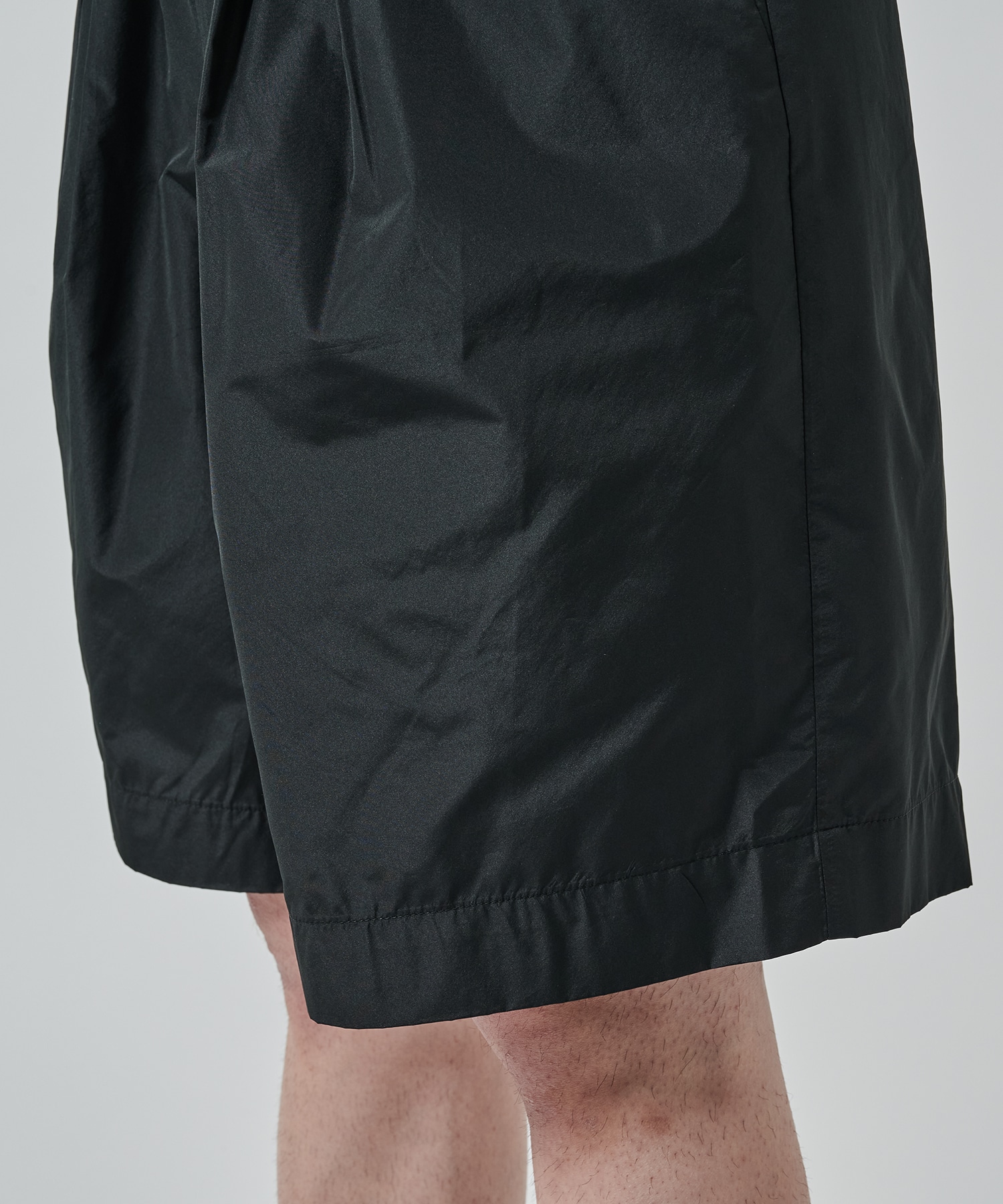 リサイクルポリエステル×シルクタフタ / ワイドショーツ MARKAWARE/marka