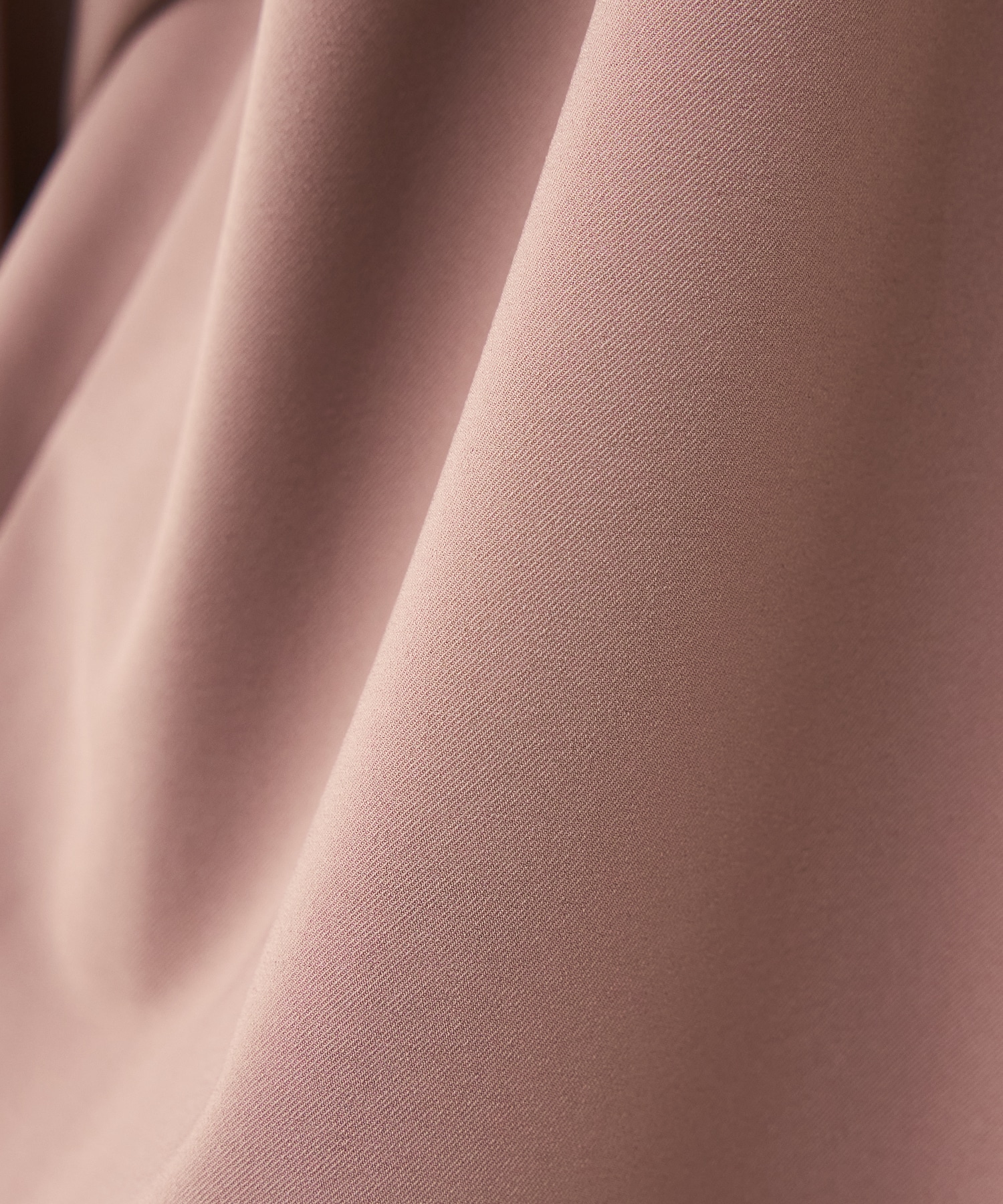 Stretch Twill Tie Locken Open Collar Shirt CULLNI