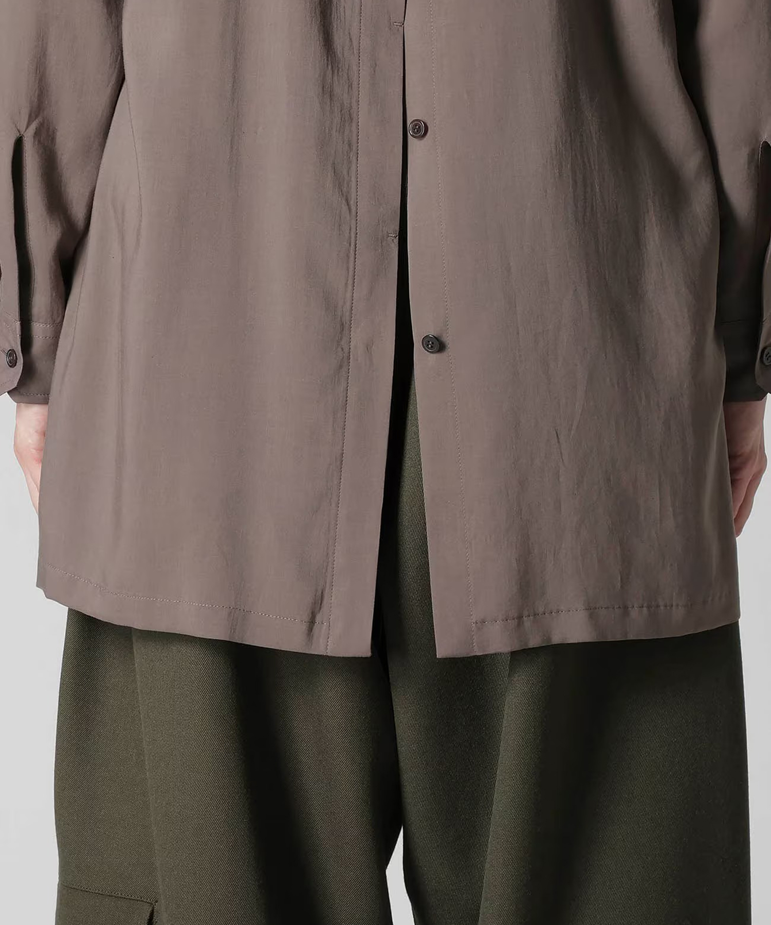 後開き袖ギャザーB Yohji Yamamoto