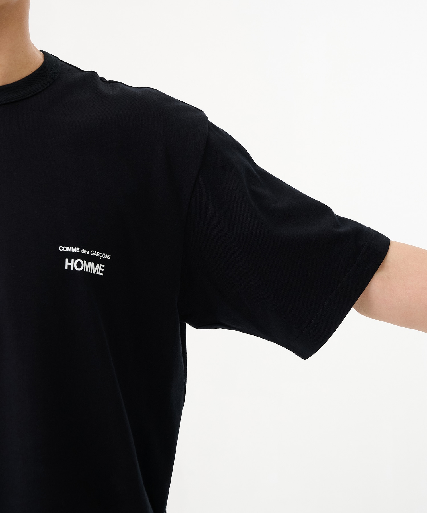 COMME des GARCONS HOMME ロゴプリント 綿天竺 半袖カットソー / HP-T101-051 COMME des GARCONS HOMME