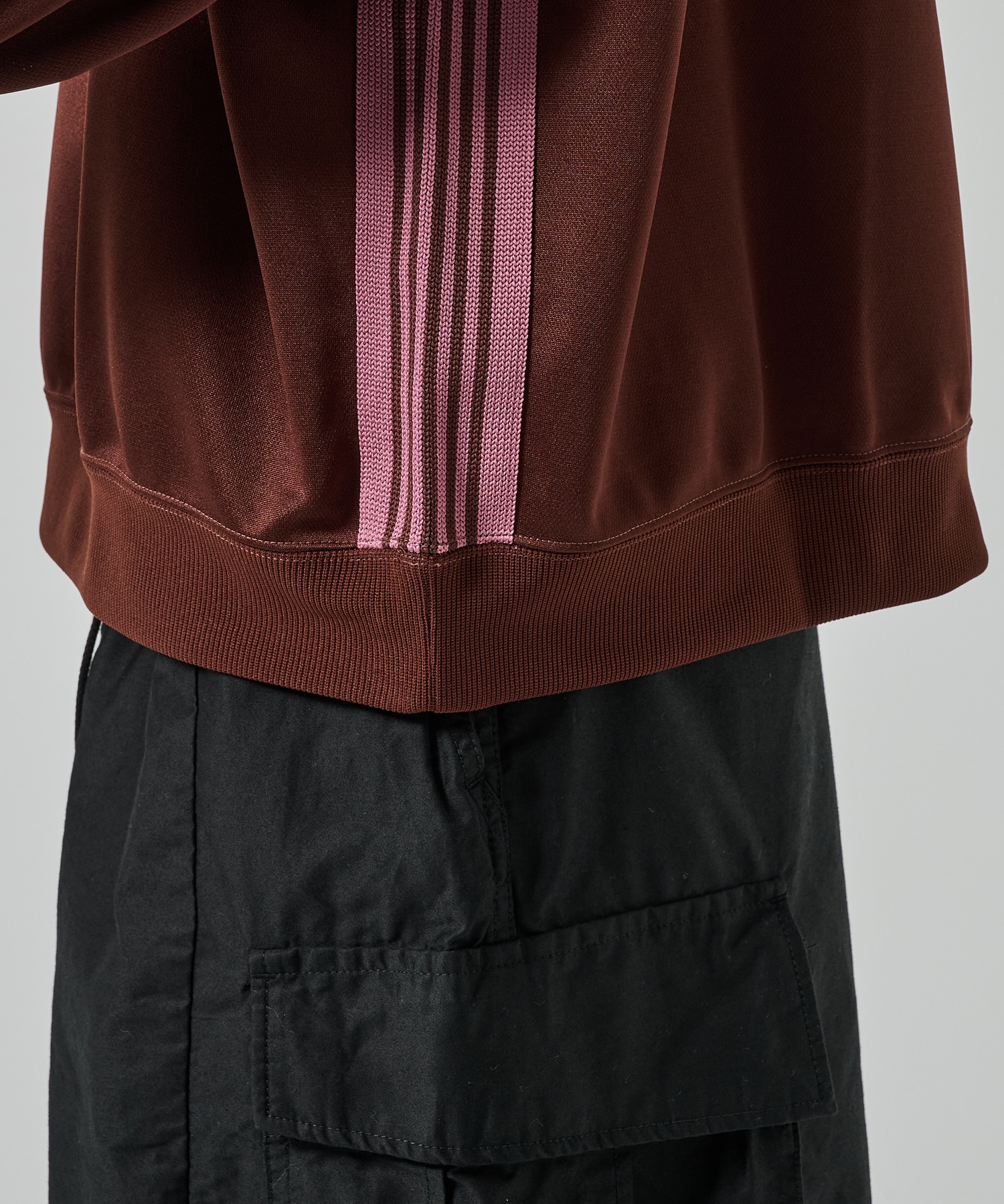 NEEDLES TRACK CREWNECKSHIRT STUDIOUS 別注Ｓ NEEDLES【B'2nd EXCLUSIVE】 S/S TRACK CREW NECK SHIRT - POLY