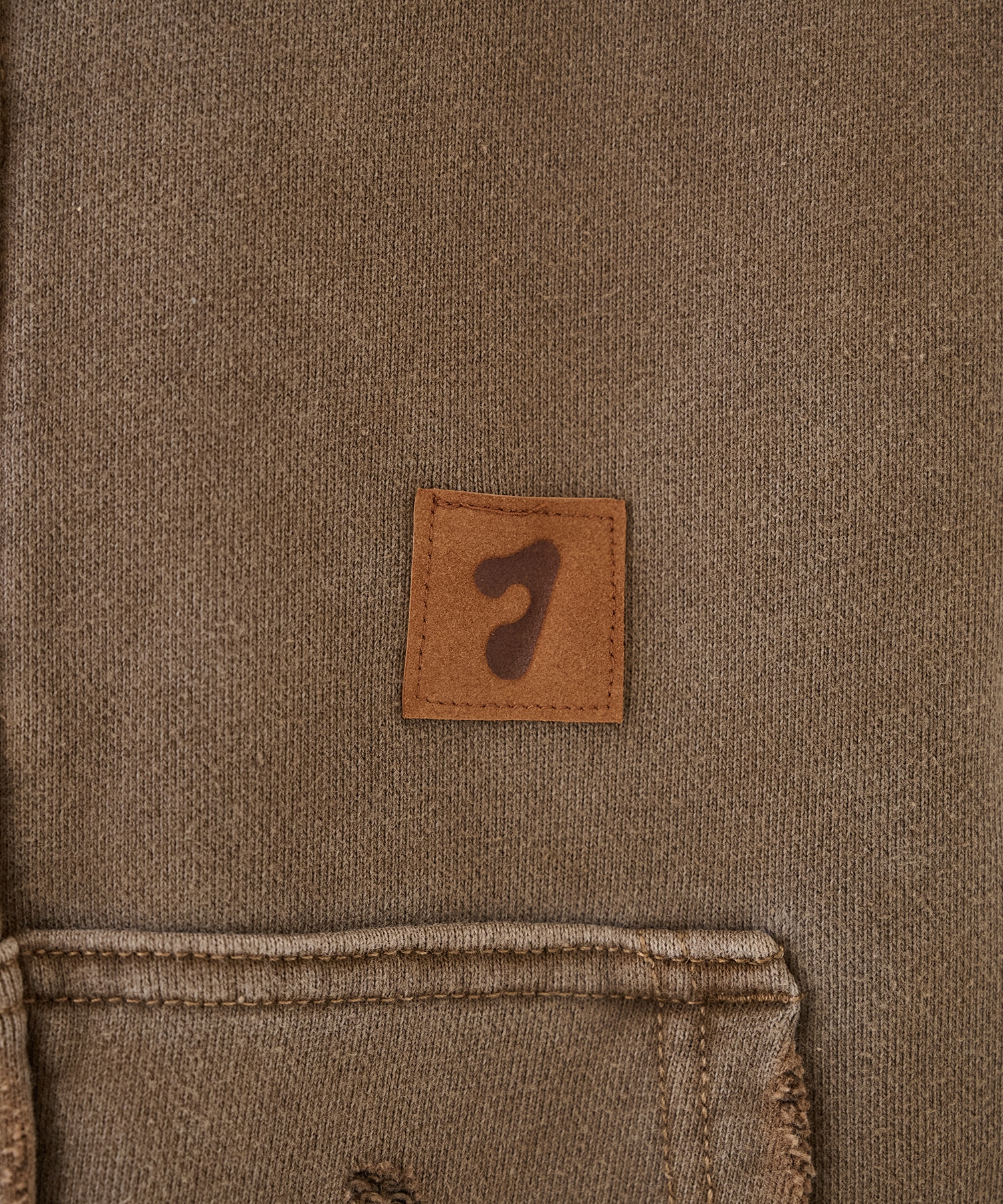 DAMAGE PATCH ZIP HOODIE JieDa