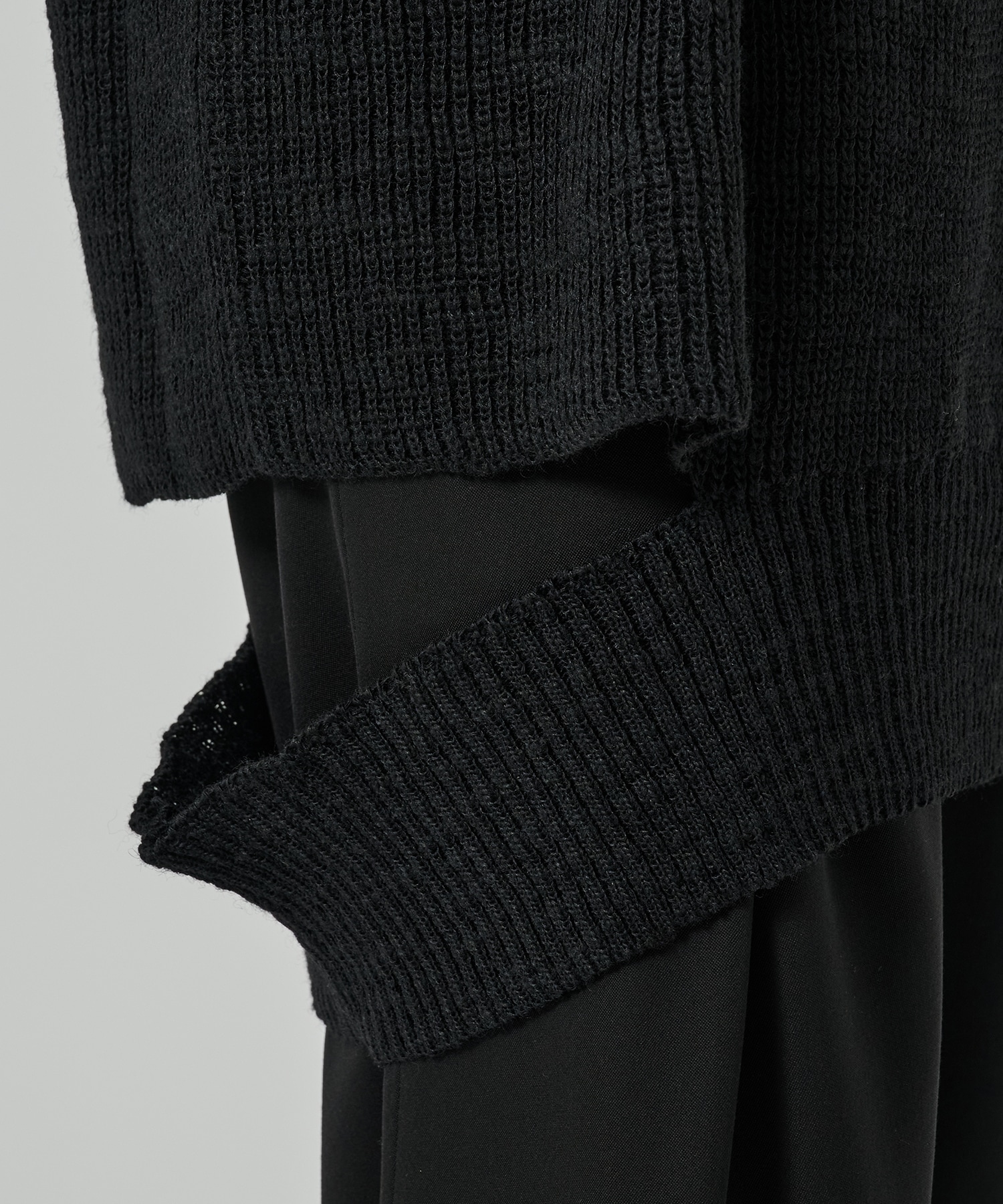 変形衿リブフラシ PO Yohji Yamamoto
