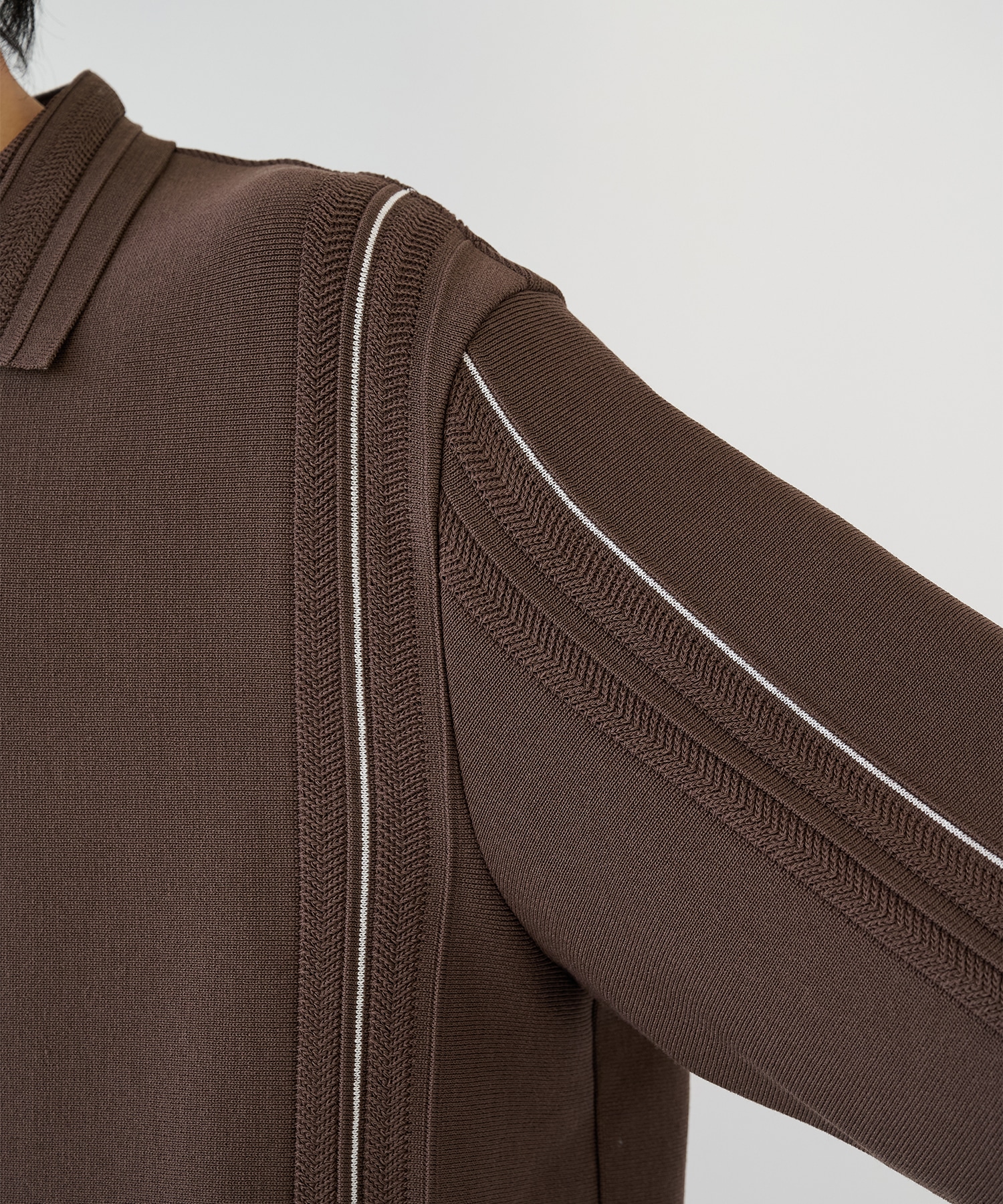 ラインニットシャツ WRAPINKNOT