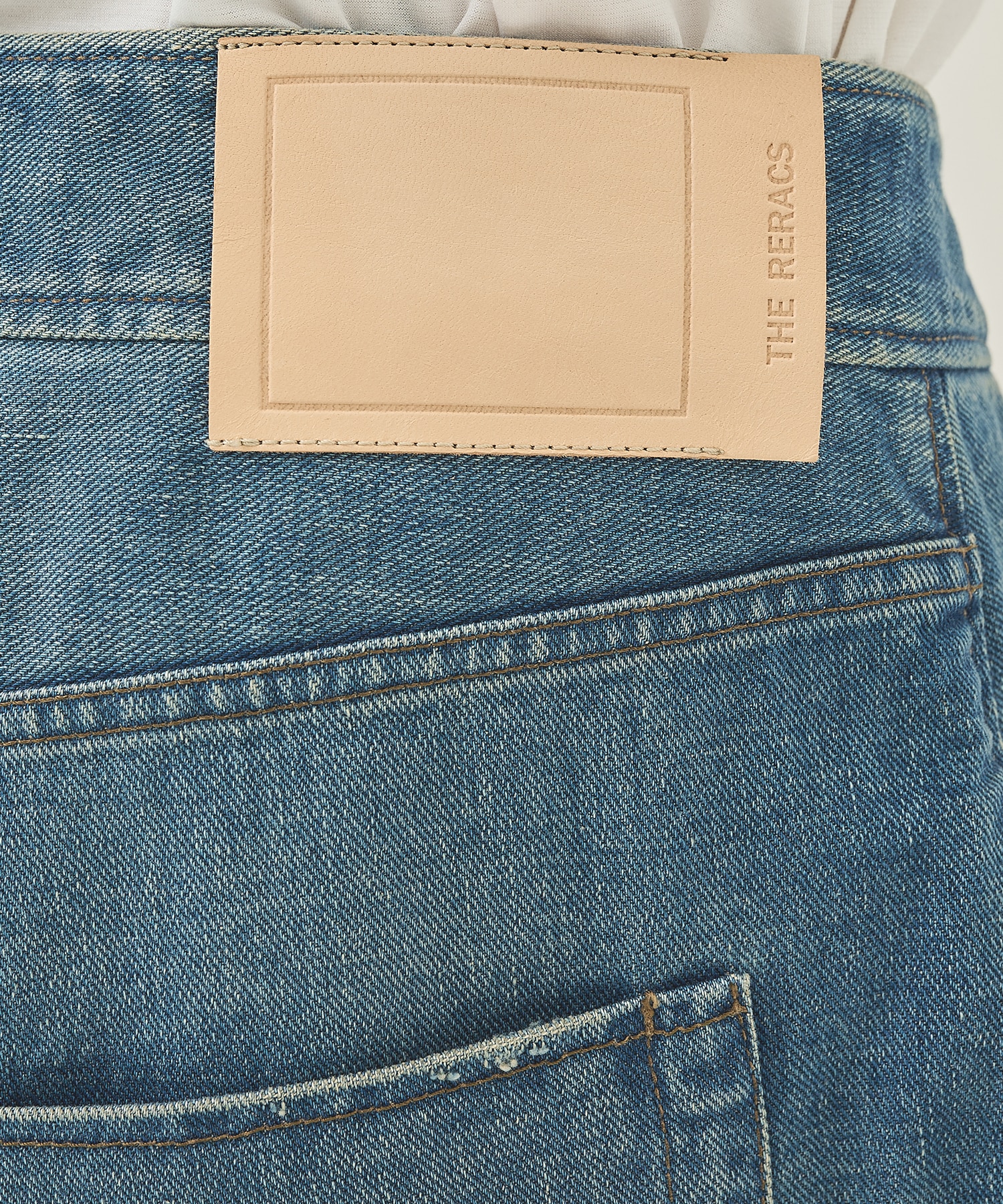 RERACS BARREL DENIM PANTS THE RERACS