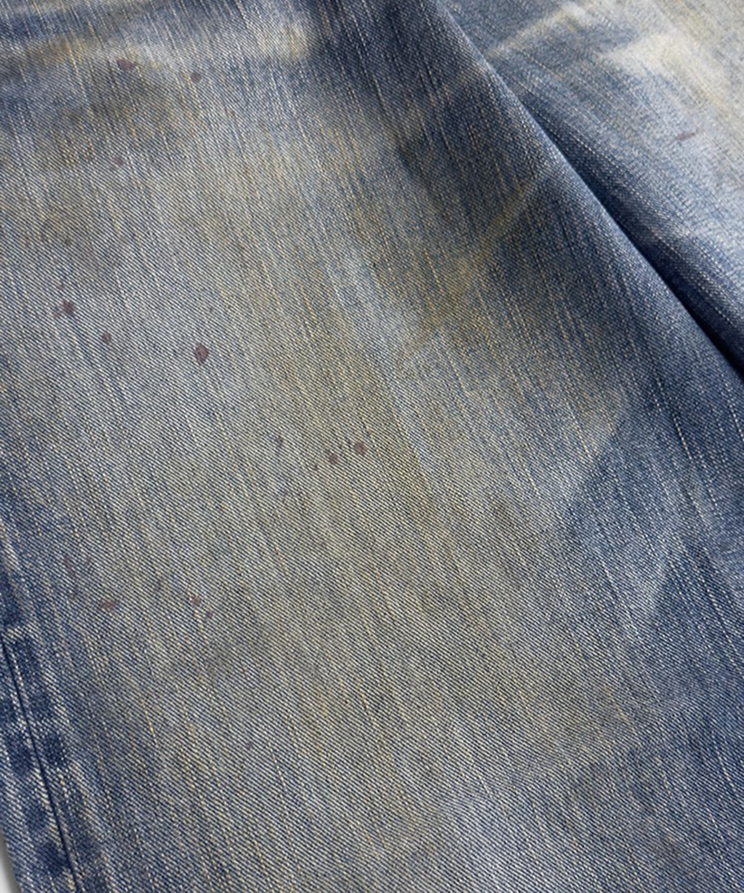 FADED MODERN DENIM PANTS WIDE CUT SUGARHILL