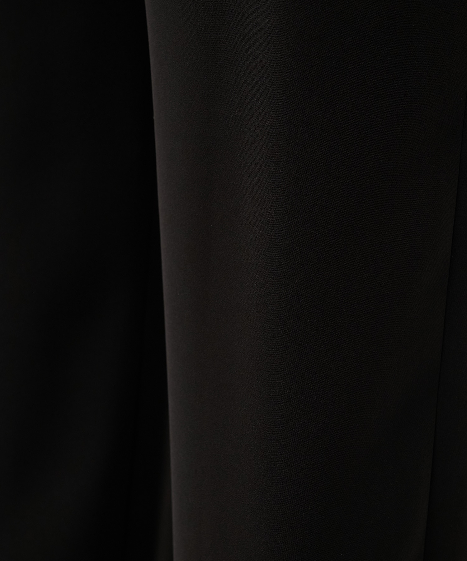 Double Cloth Twill 1Tuck Semi Wide Pants with Long Belt CULLNI