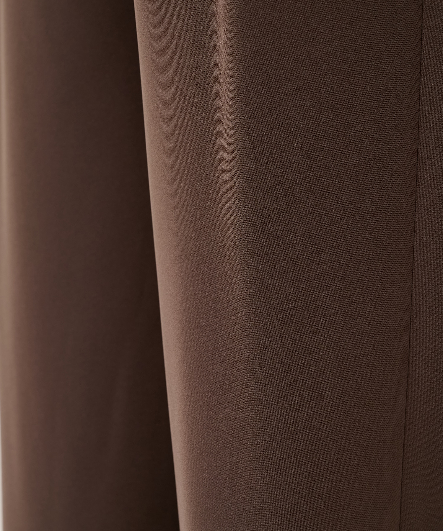 Double Cloth Twill 1Tuck Semi Wide Pants with Long Belt CULLNI