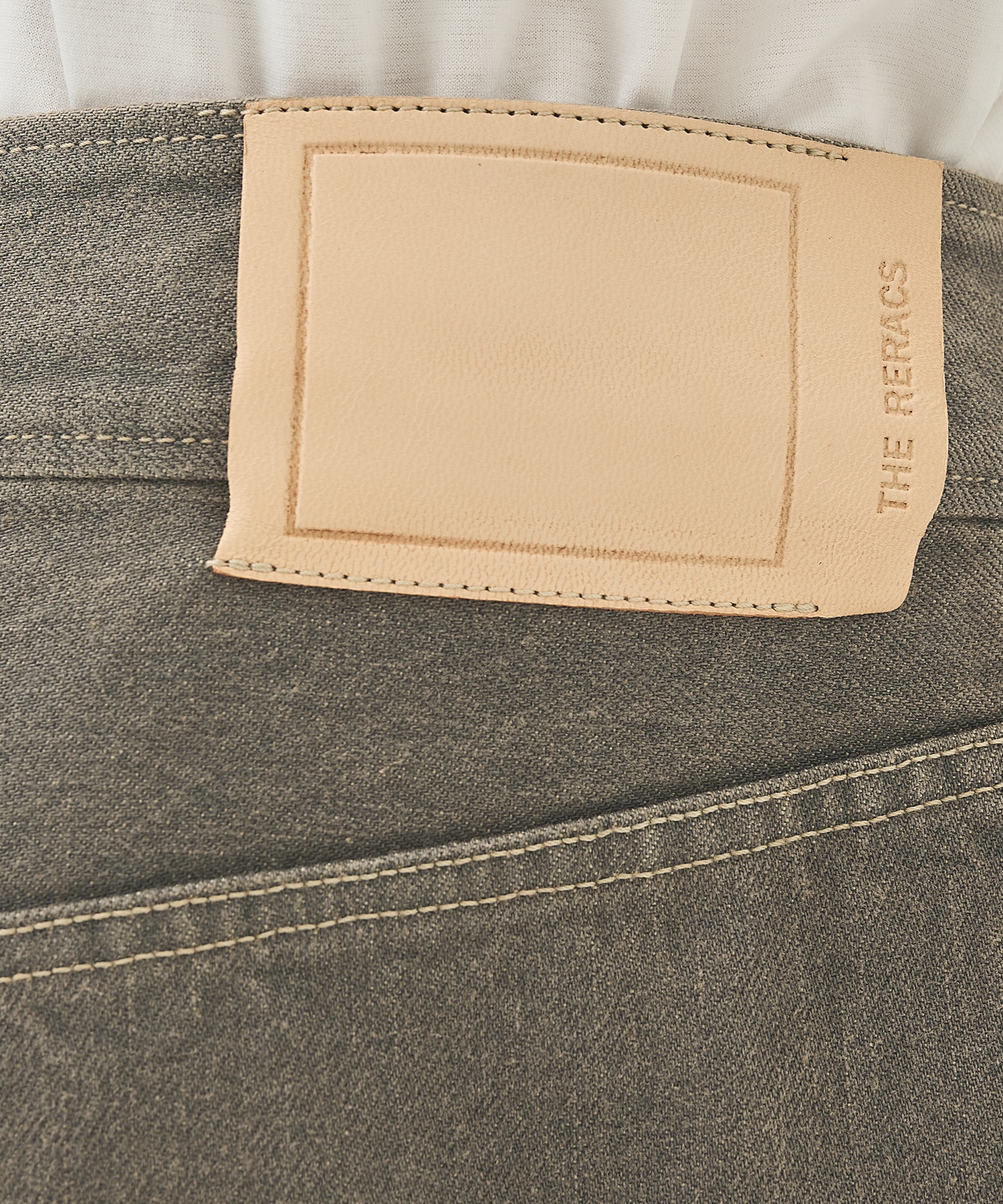 RERACS BARREL DENIM PANTS THE RERACS