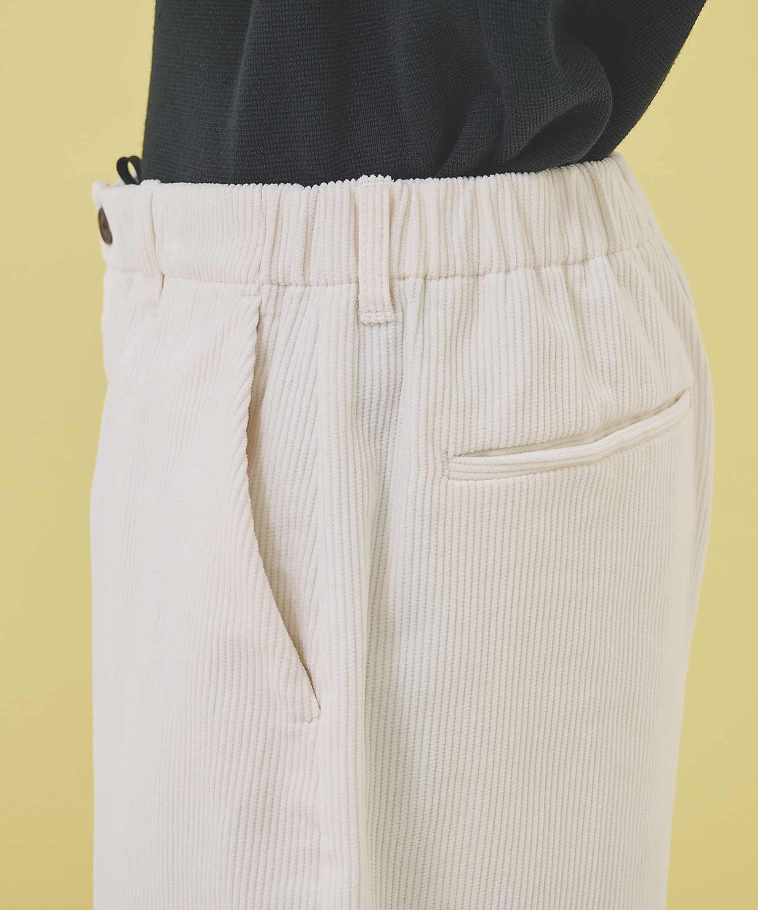 CORDUROY WIDE PANTS STUDIOUS