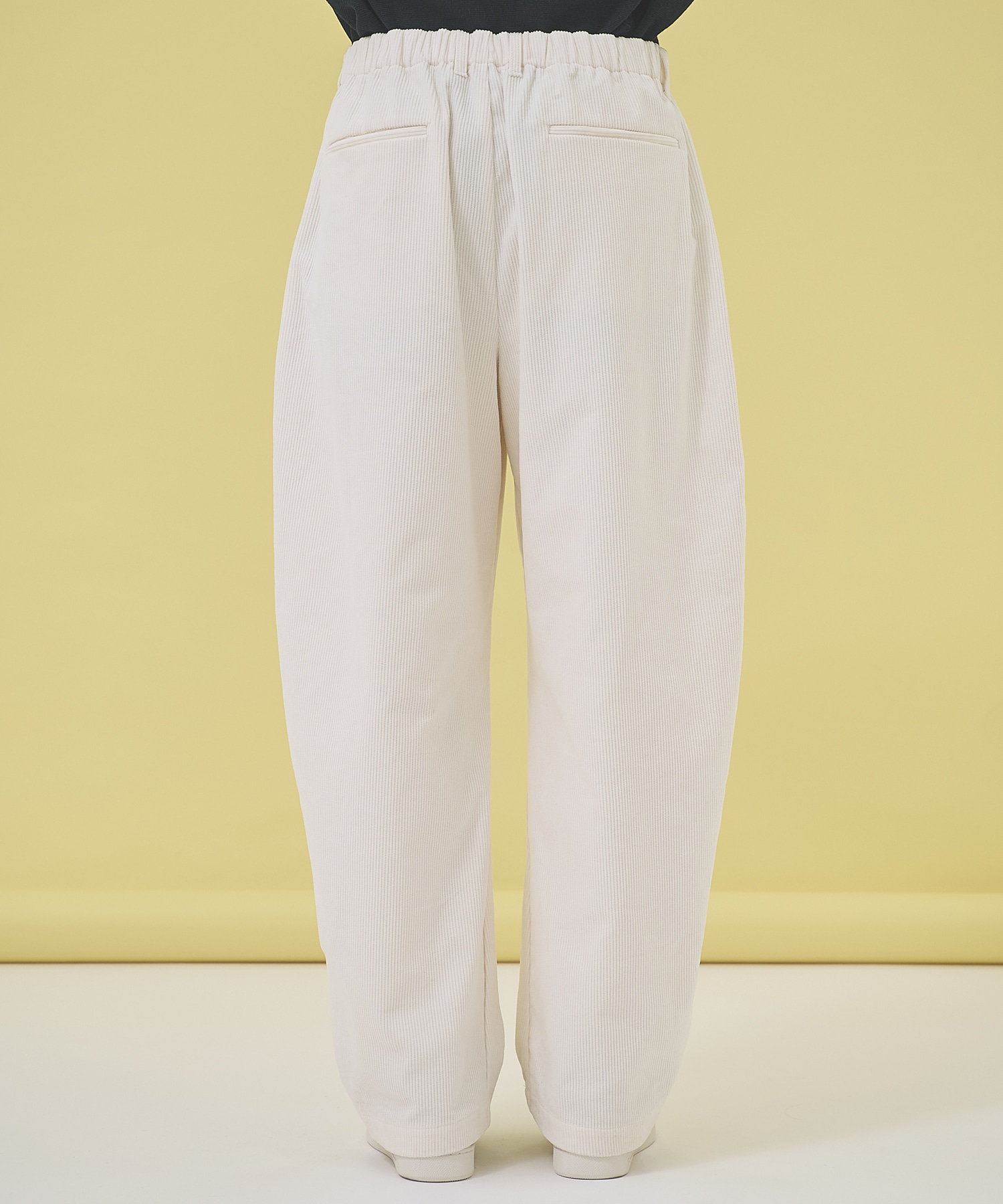 CORDUROY WIDE PANTS STUDIOUS