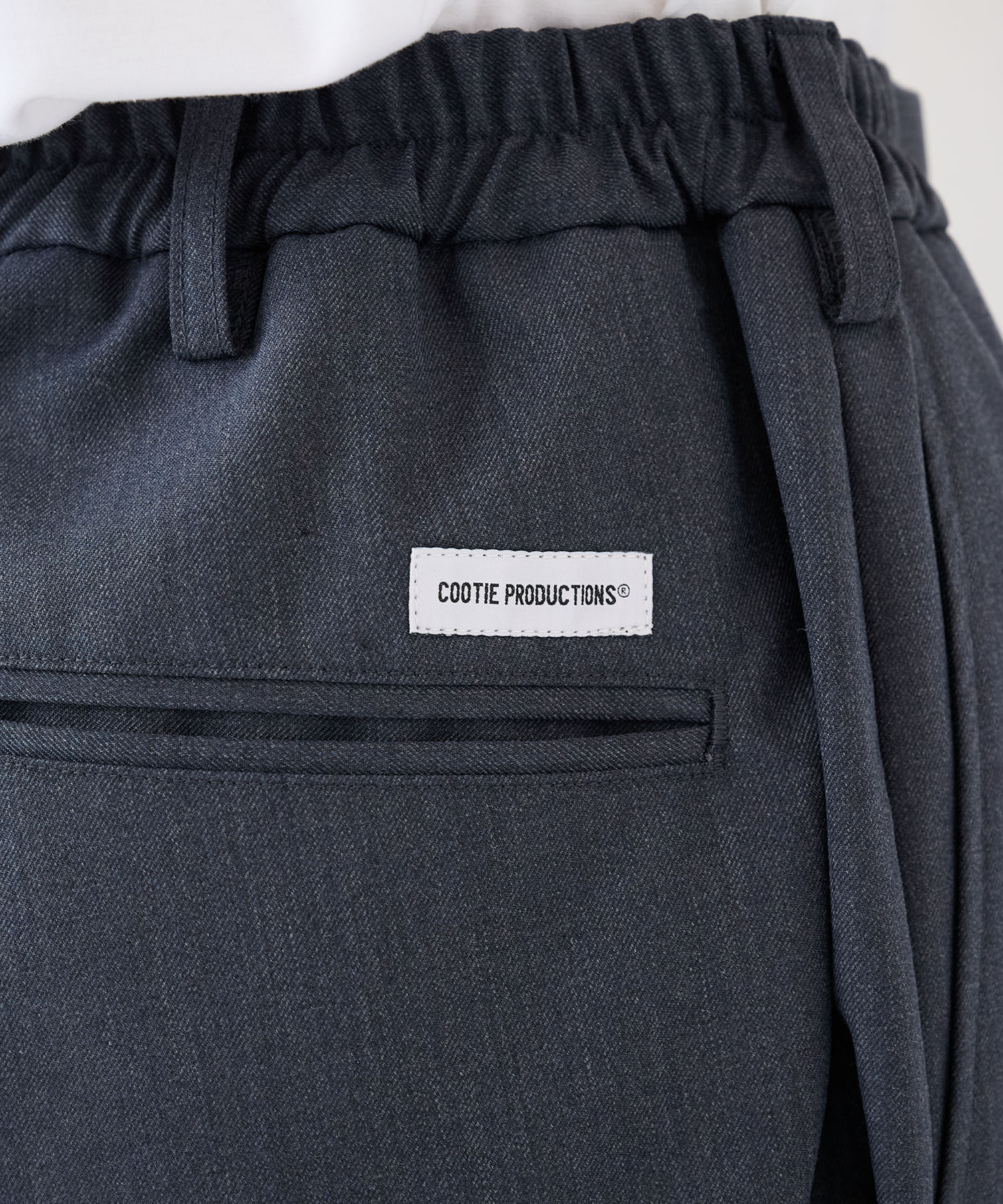 T/W Saxony Shin Cut Wide Easy Trousers COOTIE PRODUCTIONS