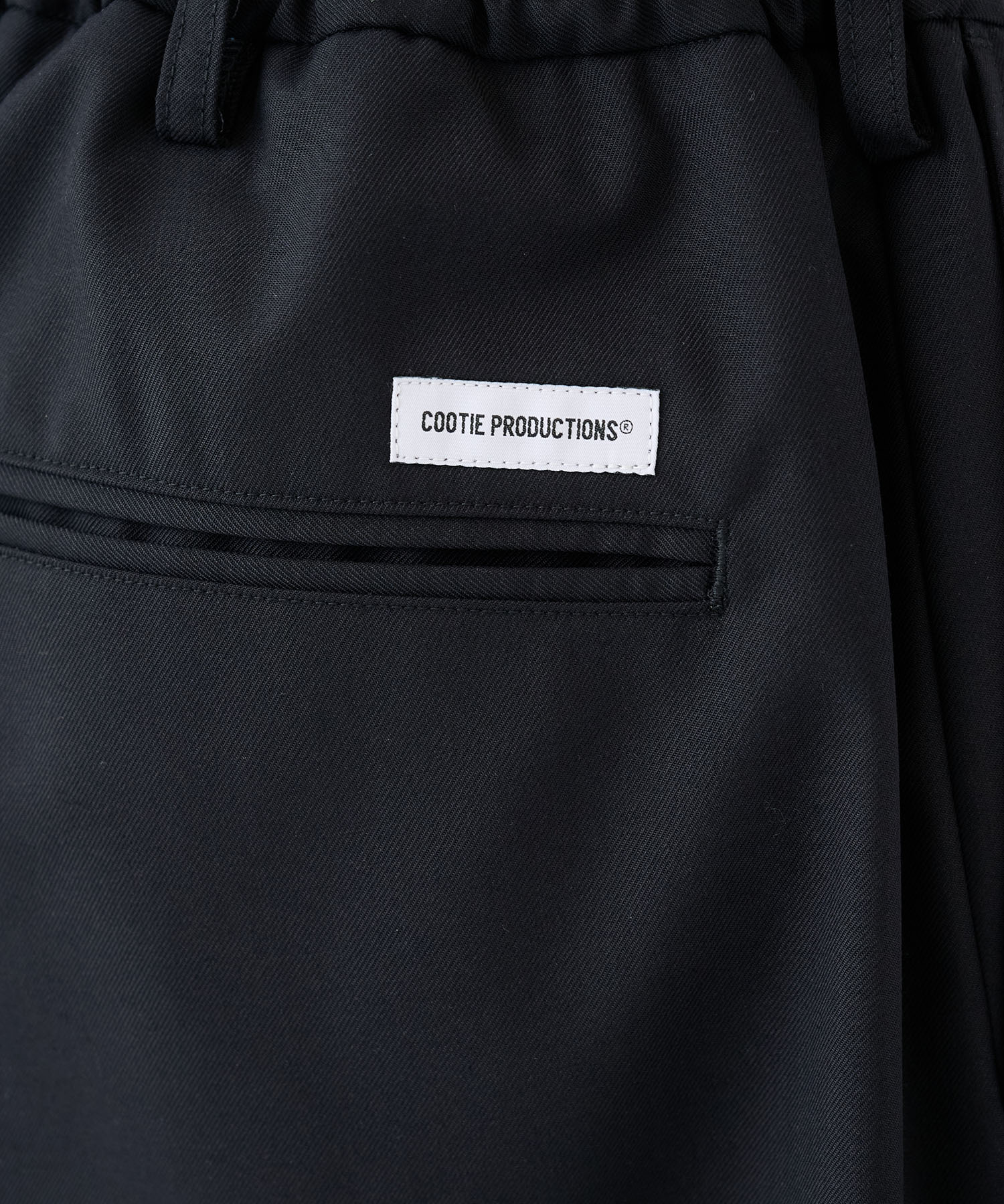 T/W Saxony Shin Cut Wide Easy Trousers COOTIE PRODUCTIONS