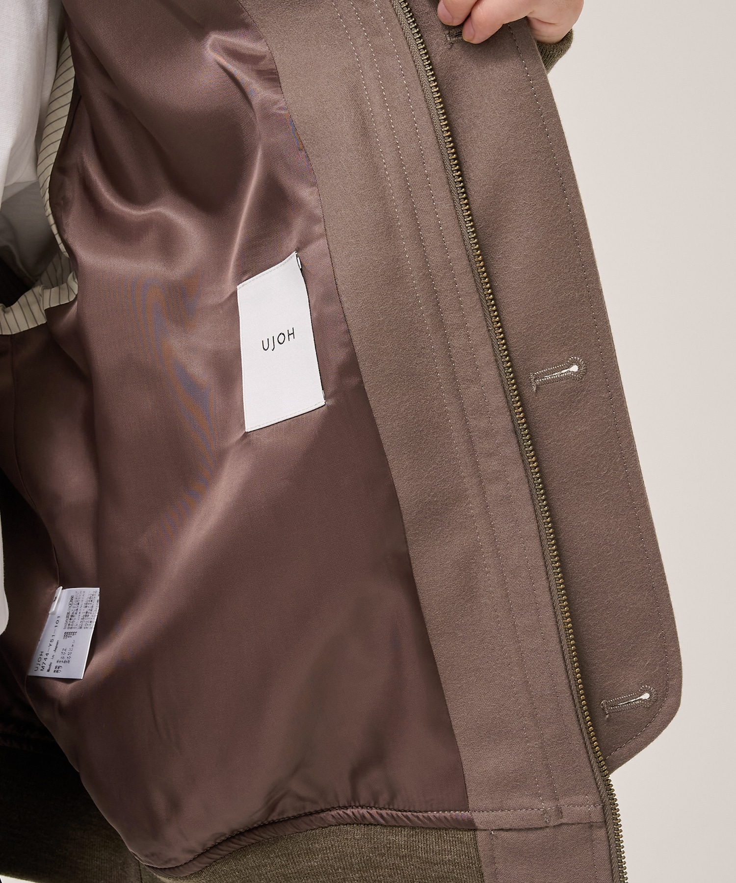 4 Pockets Zip-up Rib Blouson UJOH HOMME