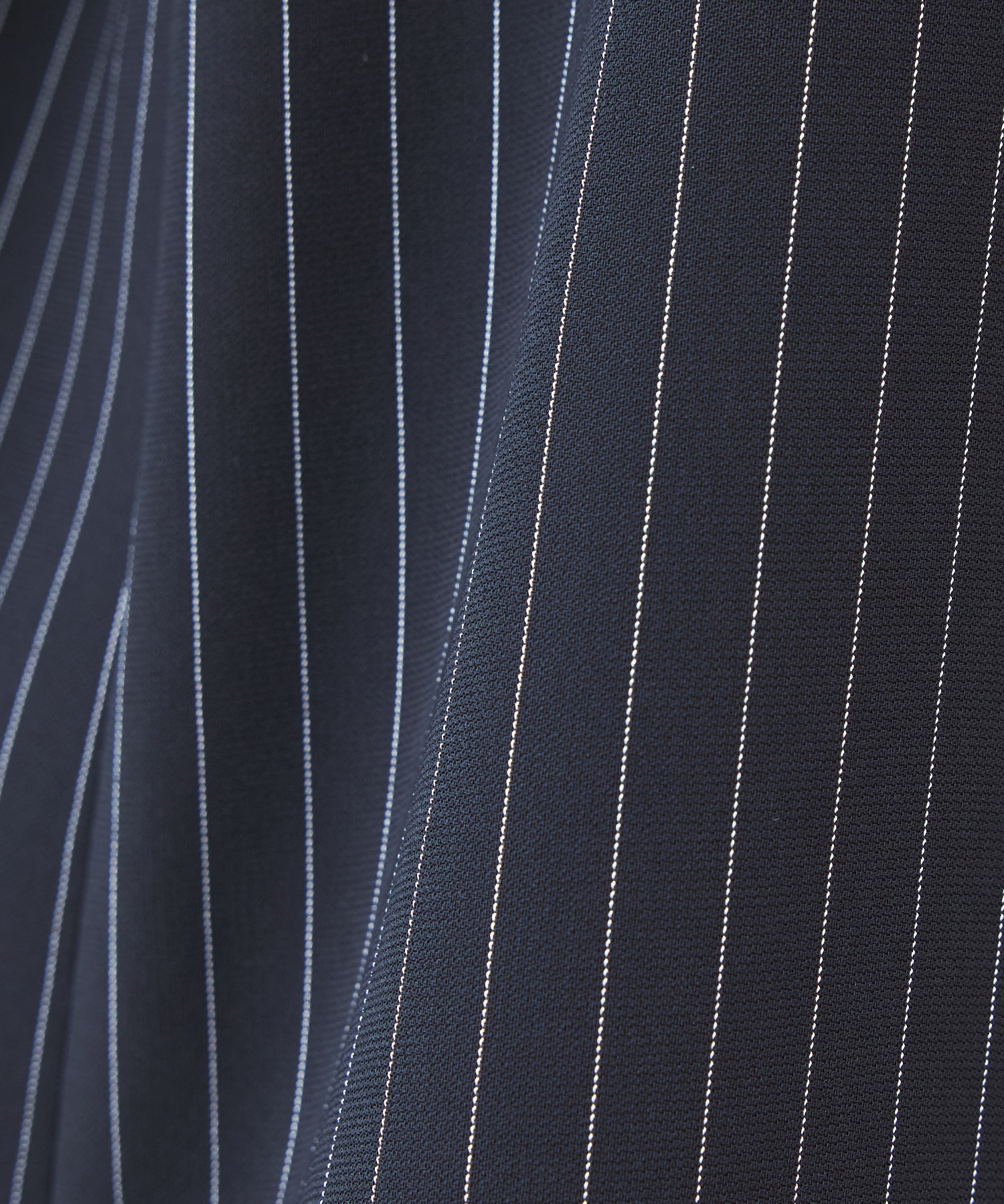 Stripe Double Cloth Slant Belt Tailored Jacket CULLNI