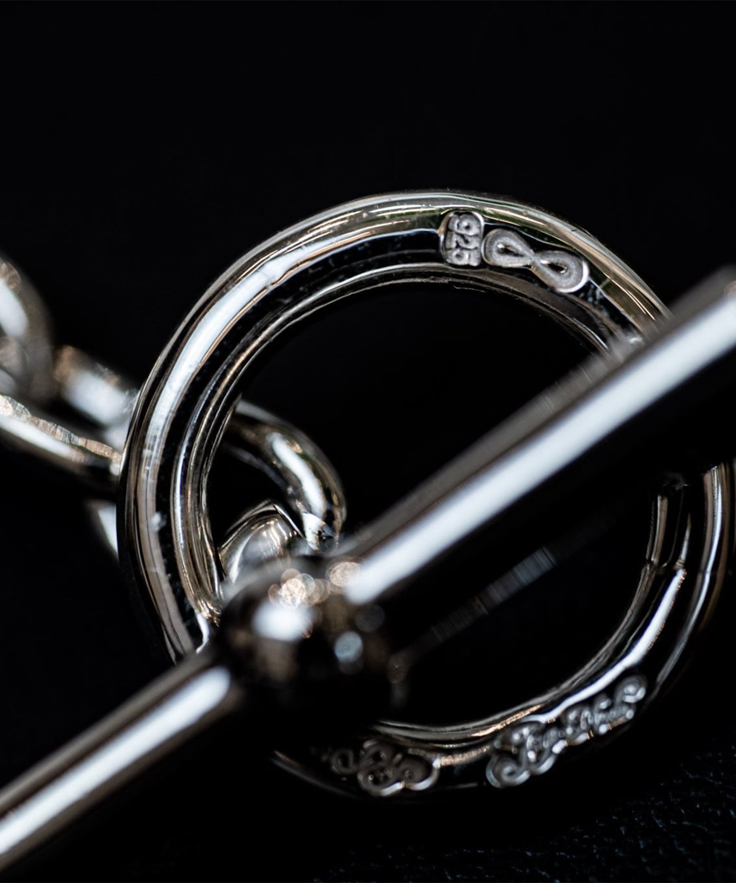 C-027 Hook connect necklace S 45cm WAKAN SILVER SMITH