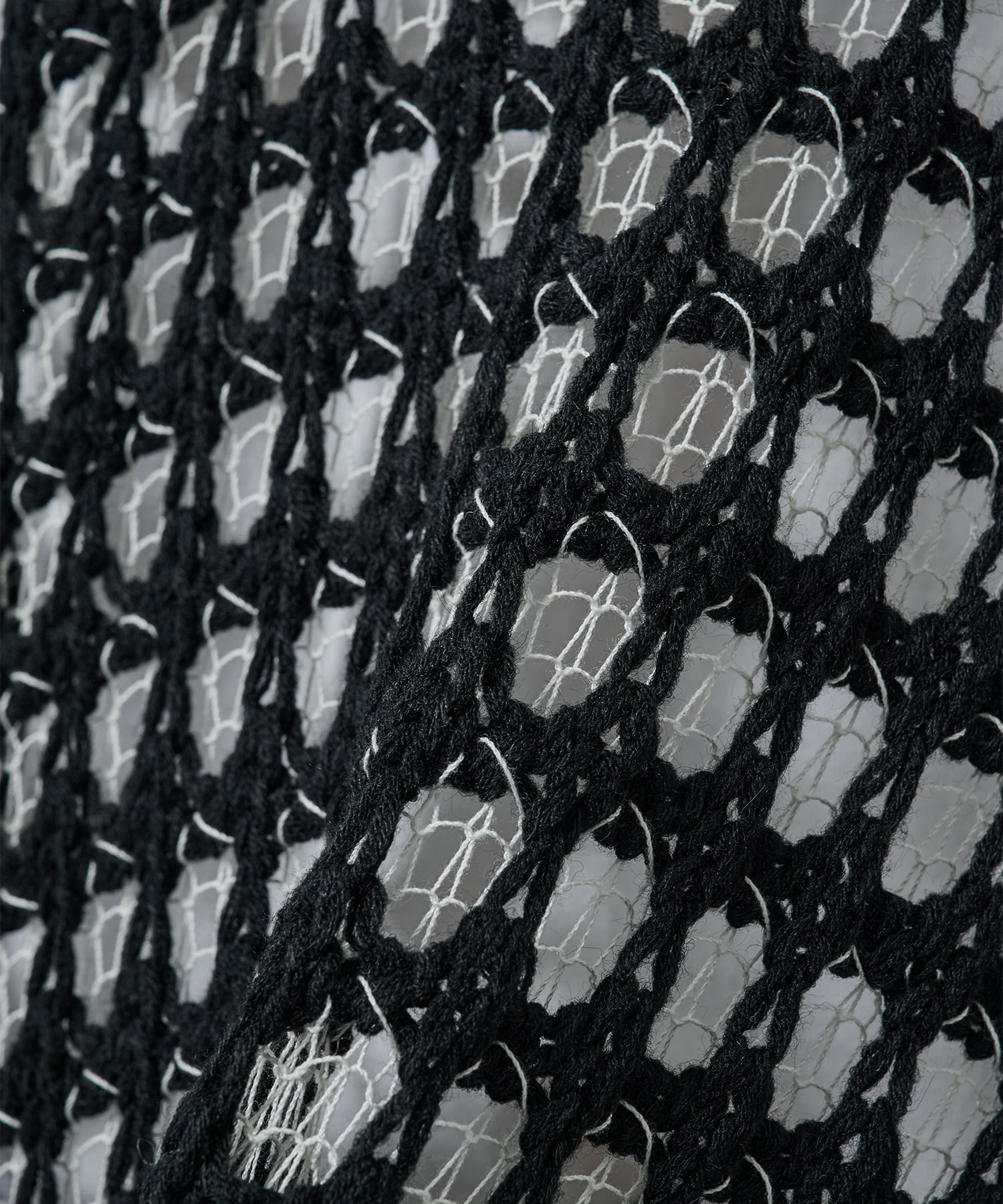 メッシュアシンメトリーニット sulvam