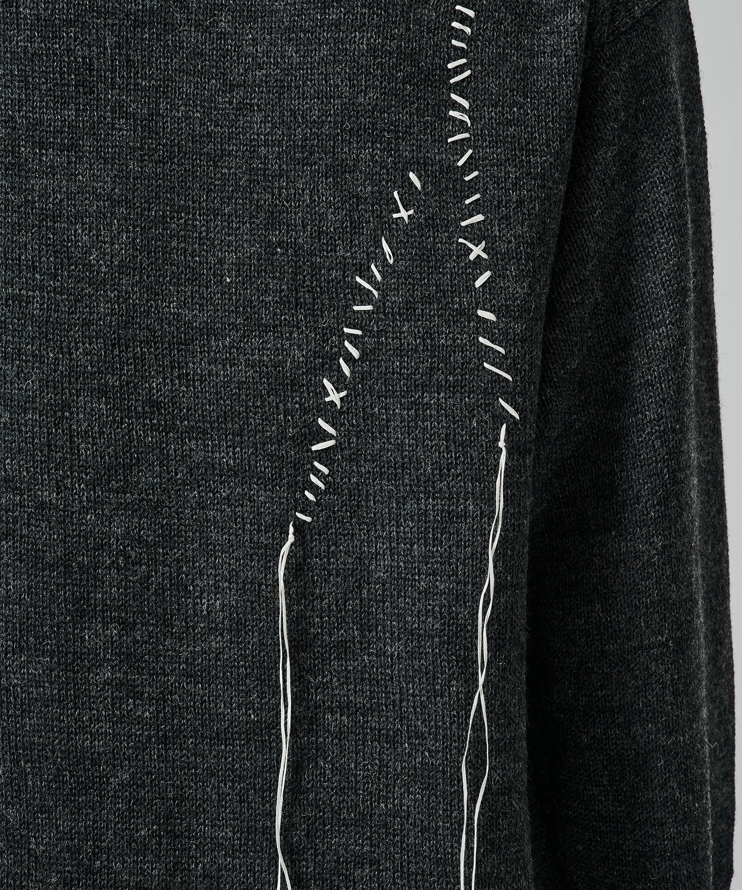 5G1P天竺刺繍丸首 Yohji Yamamoto