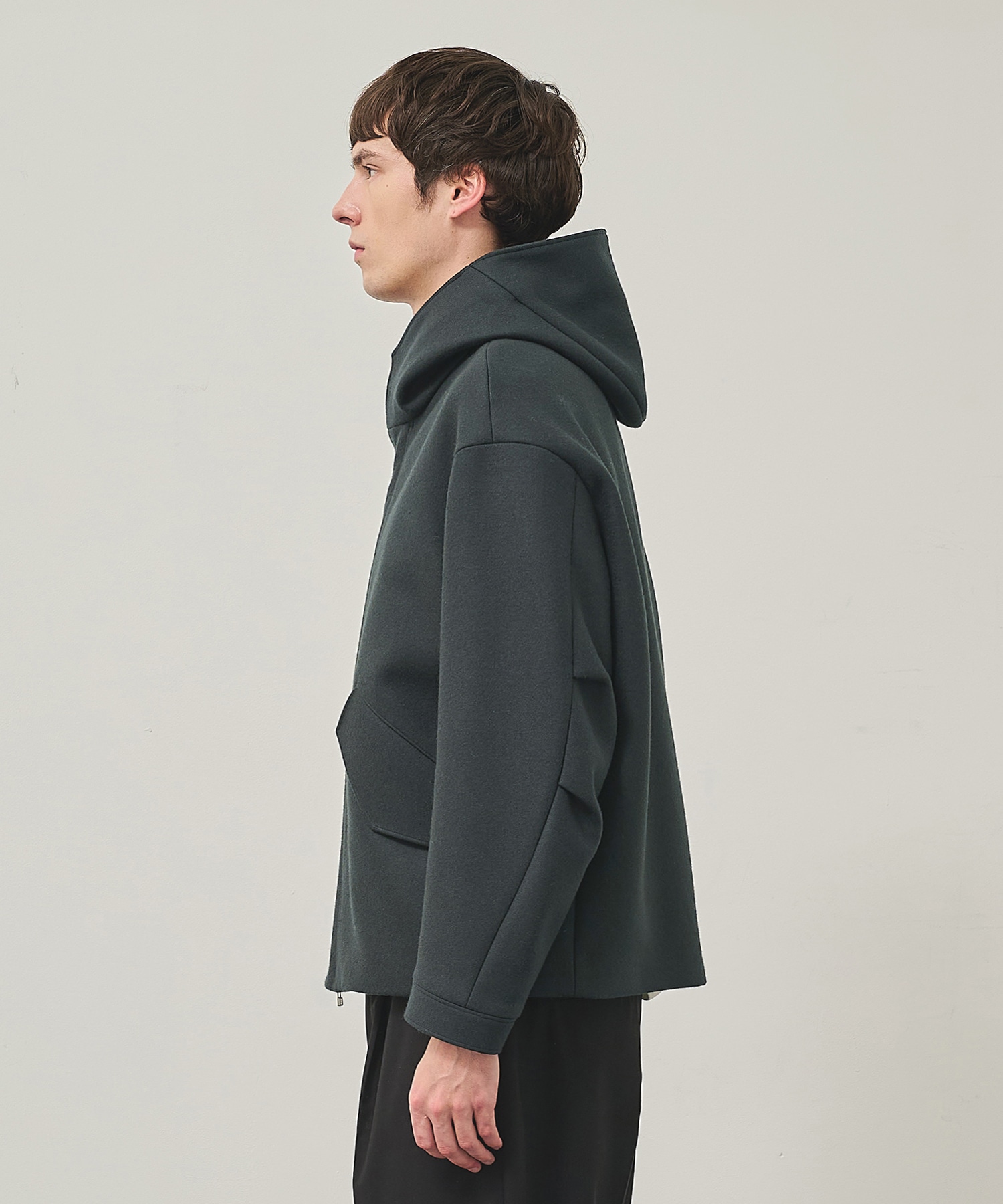 Super140 Wool Melton Short Mods STUDIOUS