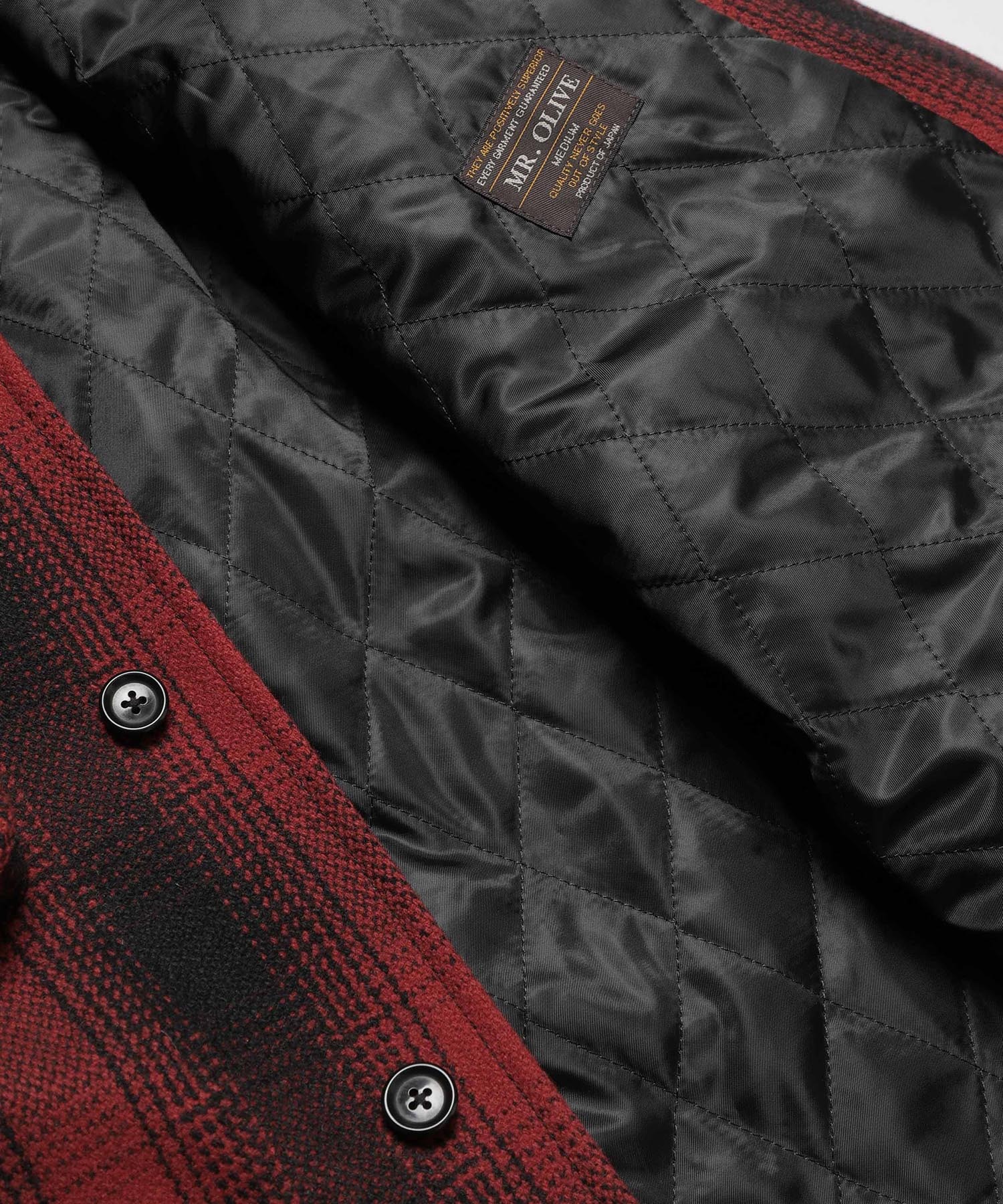 SKOOKUM COLLABORATION /MACKINAW JACKET MR.OLIVE