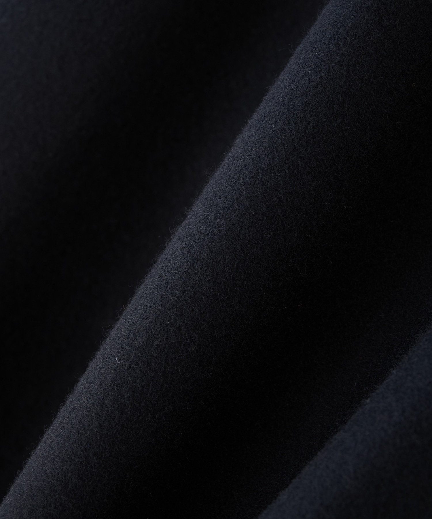 Lamb Wool Melton Layerd Long Coat CULLNI