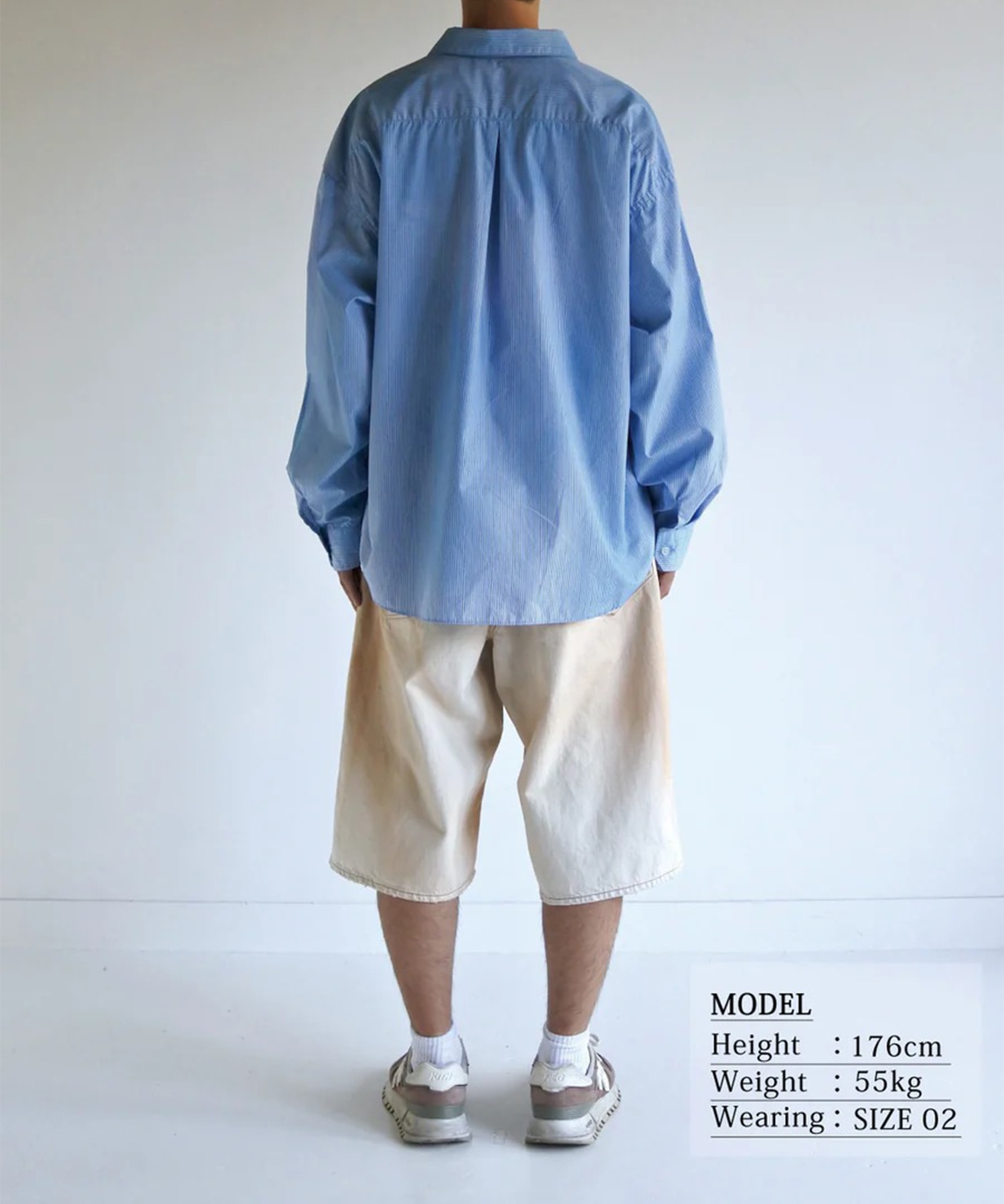 HAND-SPRAYED STRIPE SHIRTS ANACHRONORM