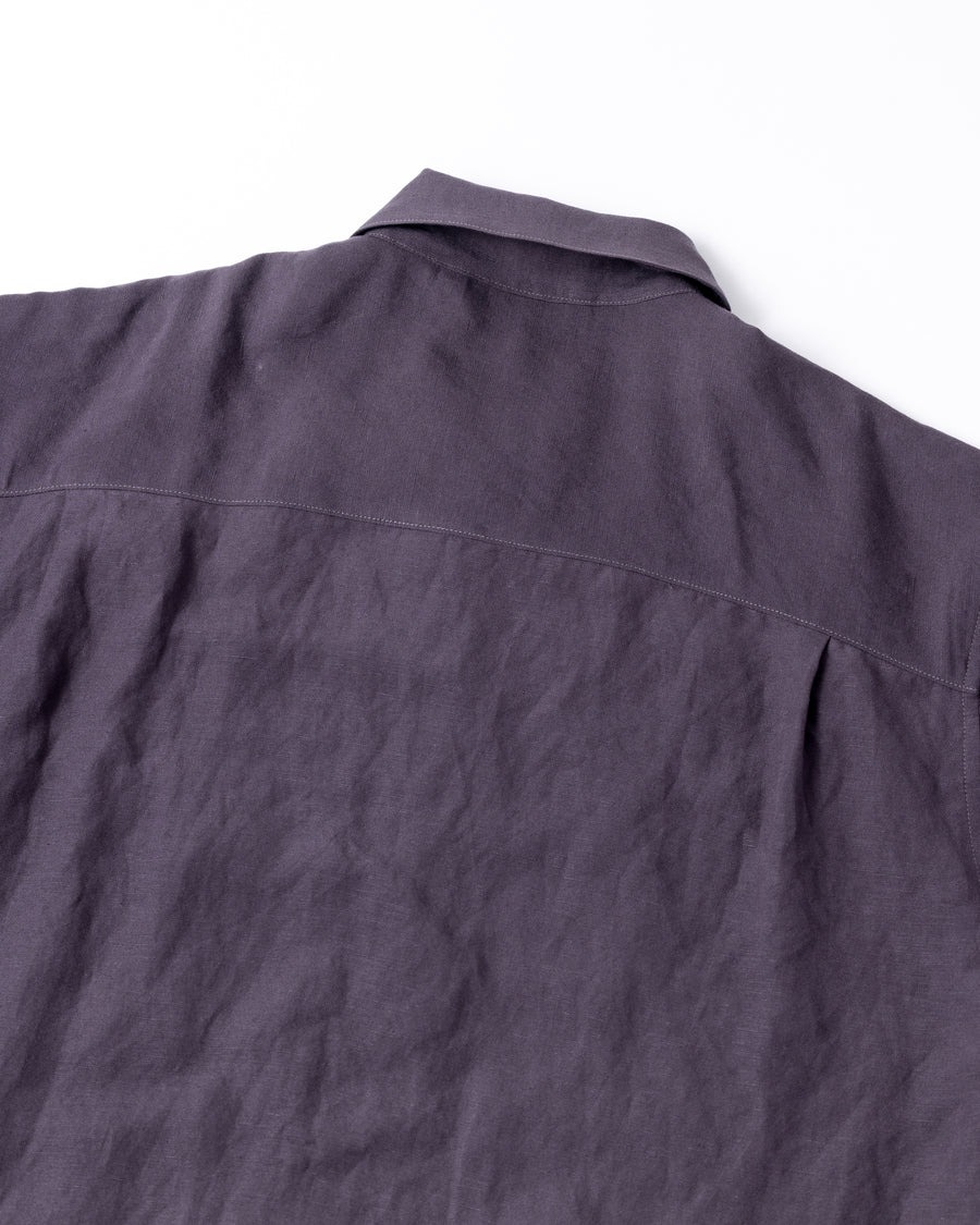 DRAPE LINE OPEN COLLOR SHIRTS ANACHRONORM