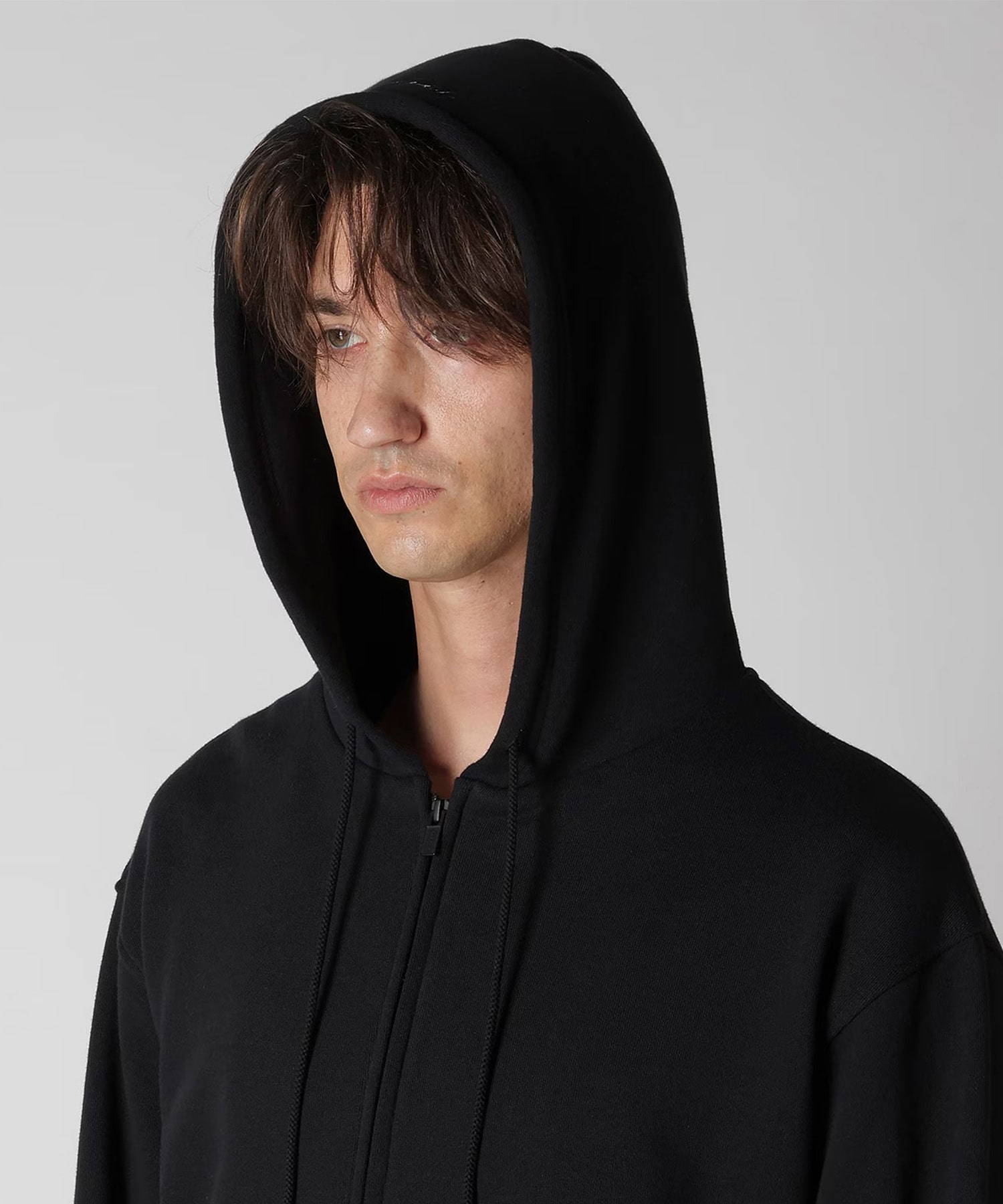 Zip フーディ刺繍 Yohji Yamamoto