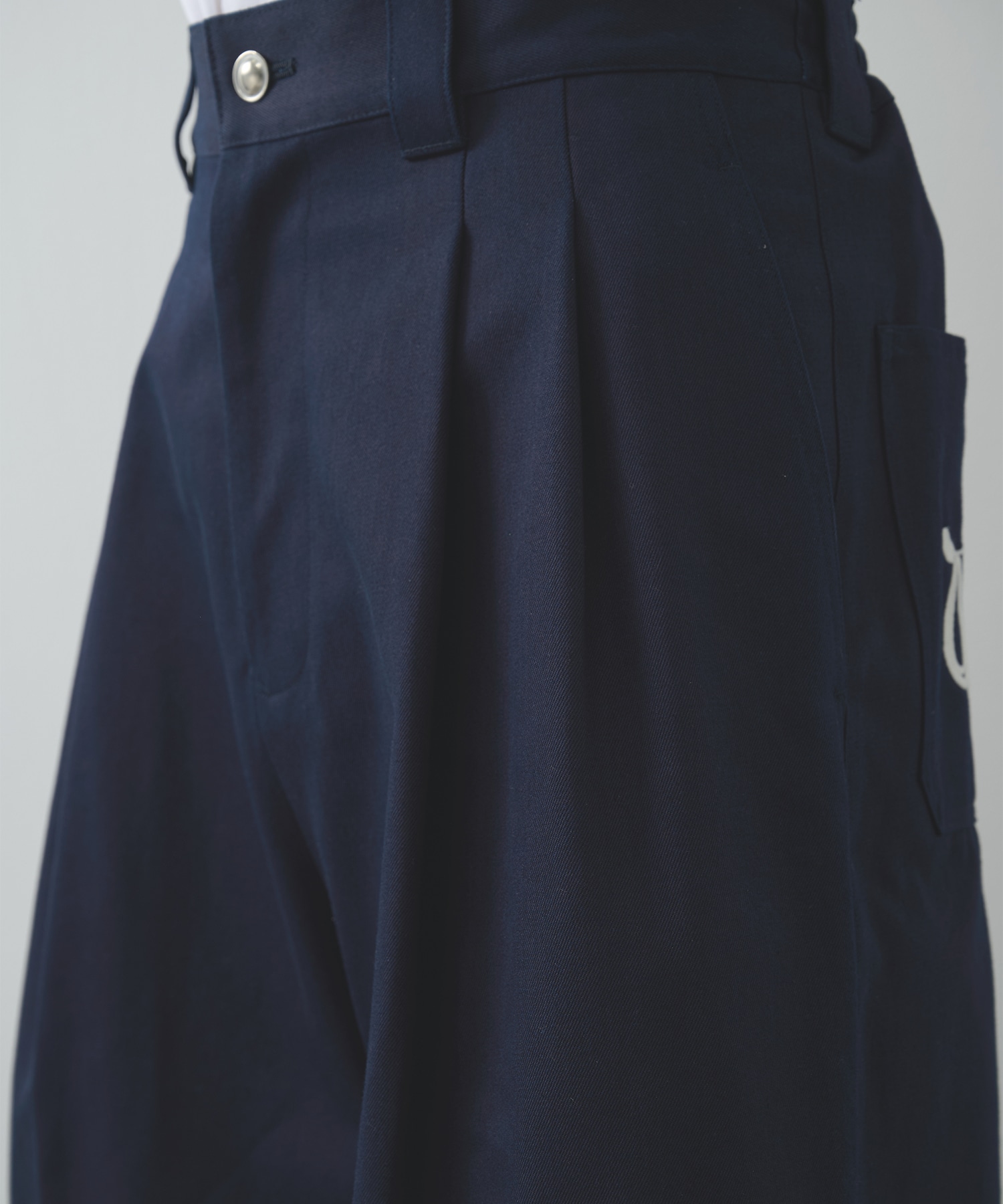 別注 denim easy half pants sulvam