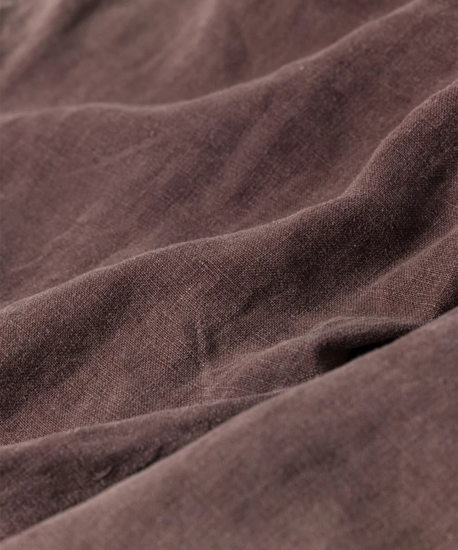 FADED SULFUR DYED LINEN WIDE EASY PANTS ANACHRONORM