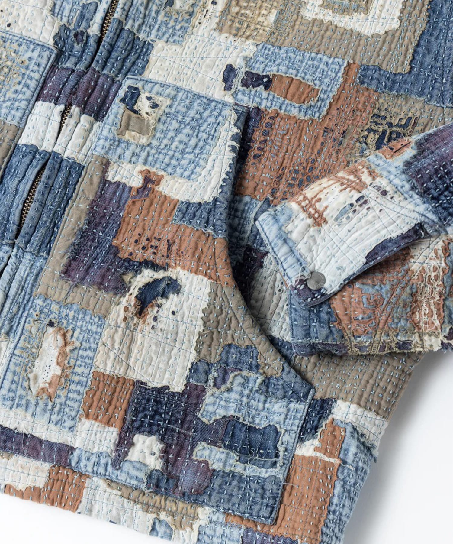 SASHIKO PATCHED JACKET ANACHRONORM