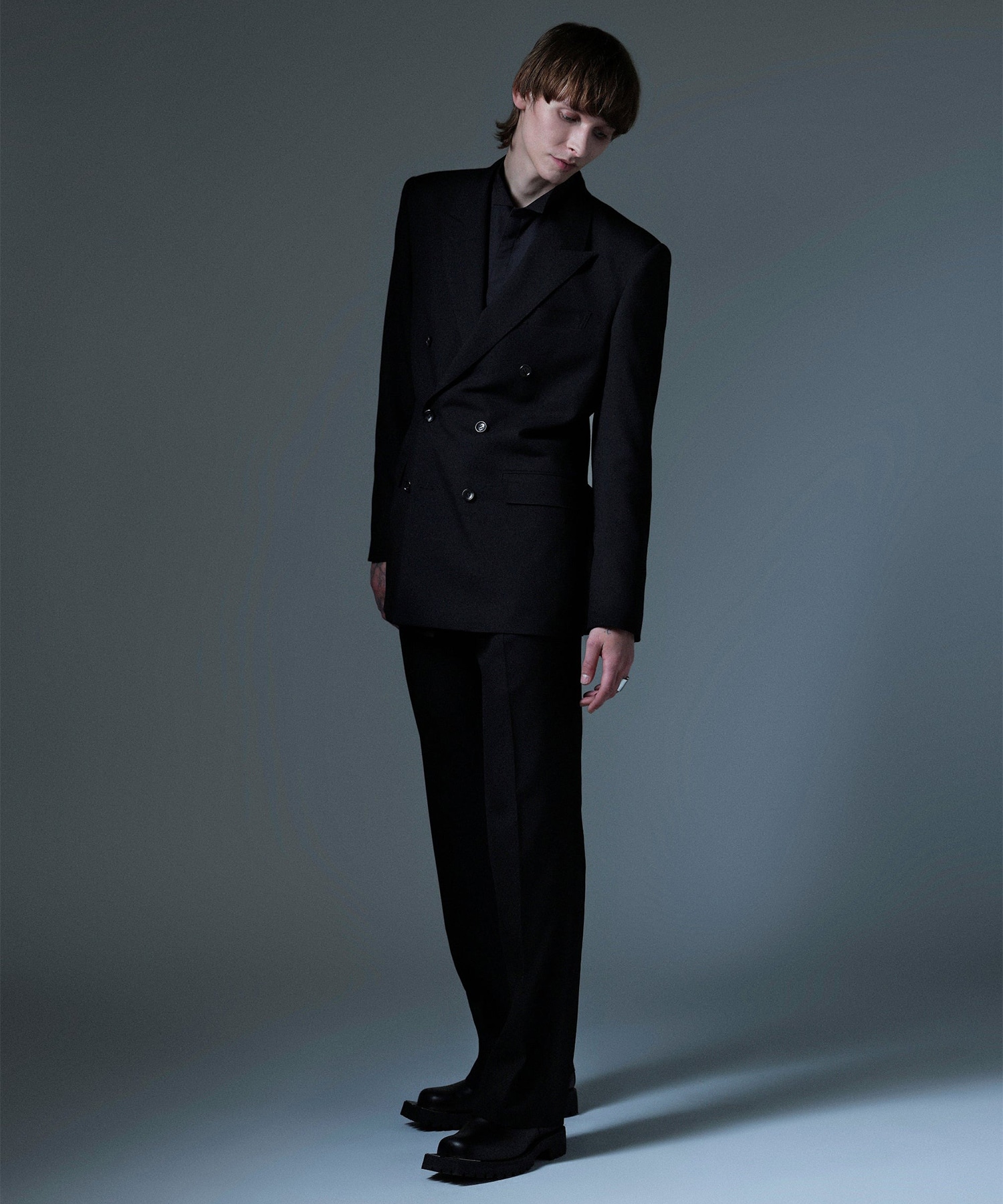 WOOL DOUBLE BREASTED JACKET JOHN LAWRENCE SULLIVAN