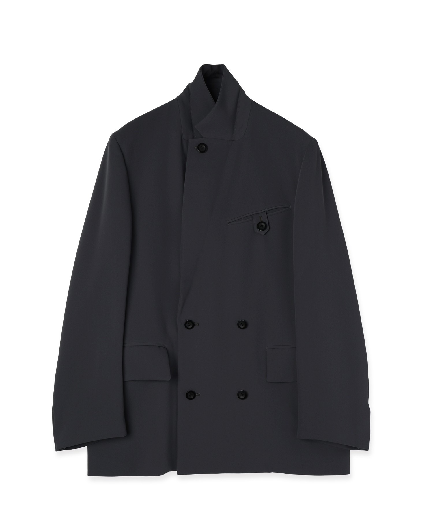 Double Cloth Button-Tab Pocket Tailored Jacket CULLNI