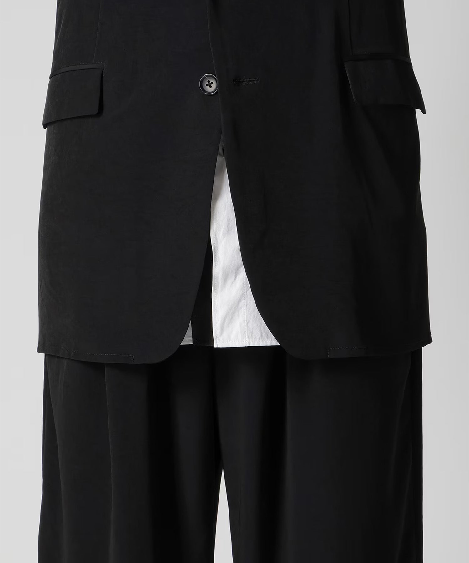 シルク二重ラペルJ Yohji Yamamoto