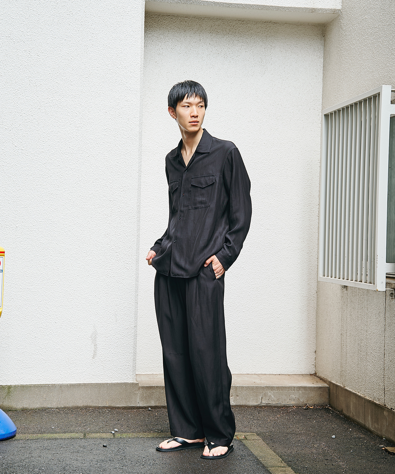 Noseason Linen Open Shirts STUDIOUS