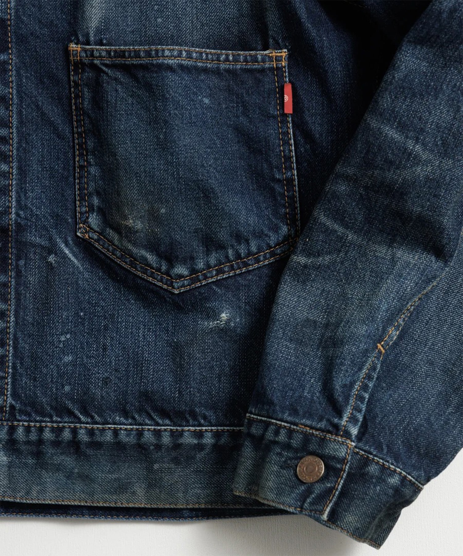 DAMAGED DENIM JACKET ANACHRONORM
