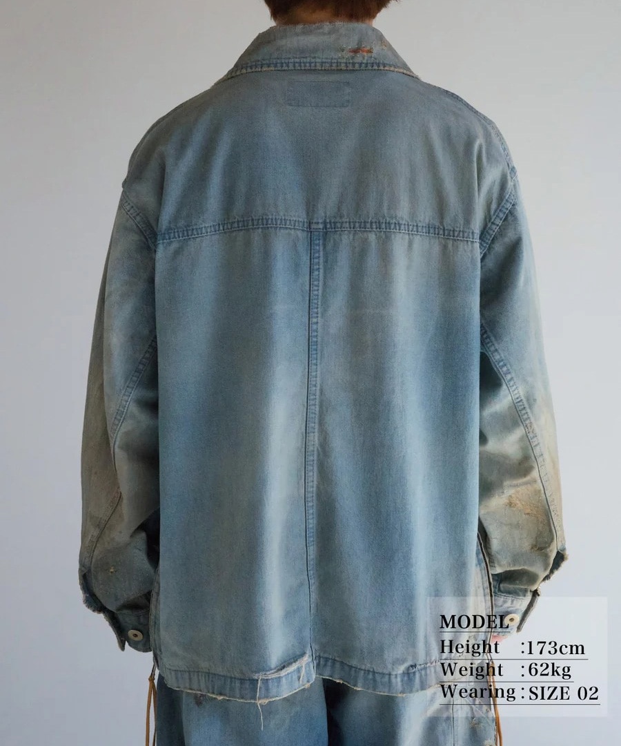 REMAKED DENIM WORK JACKET ANACHRONORM