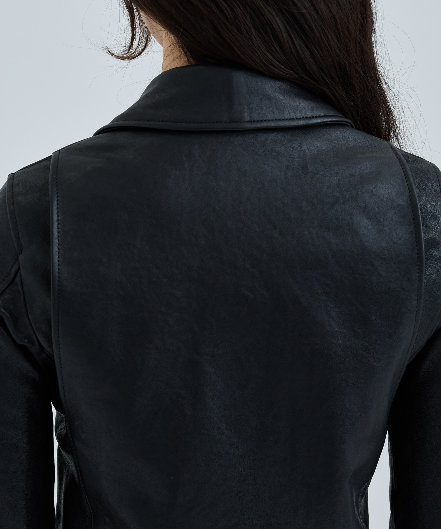 別注vintage leather riders jacket(XS BLACK): beautiful people 